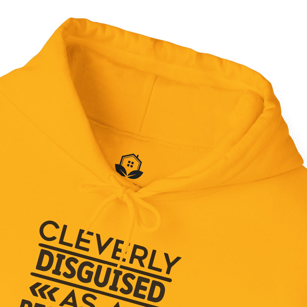 Cleverly Disguised Adult Hoodie - Unisex Heavy Blend Sweatshirt