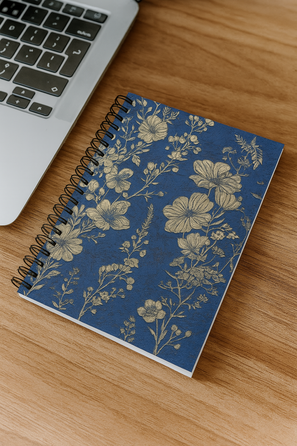 Floral Pattern Spiral Notebook - Perfect for Journaling, School Notes, Gifts, and Creativity
