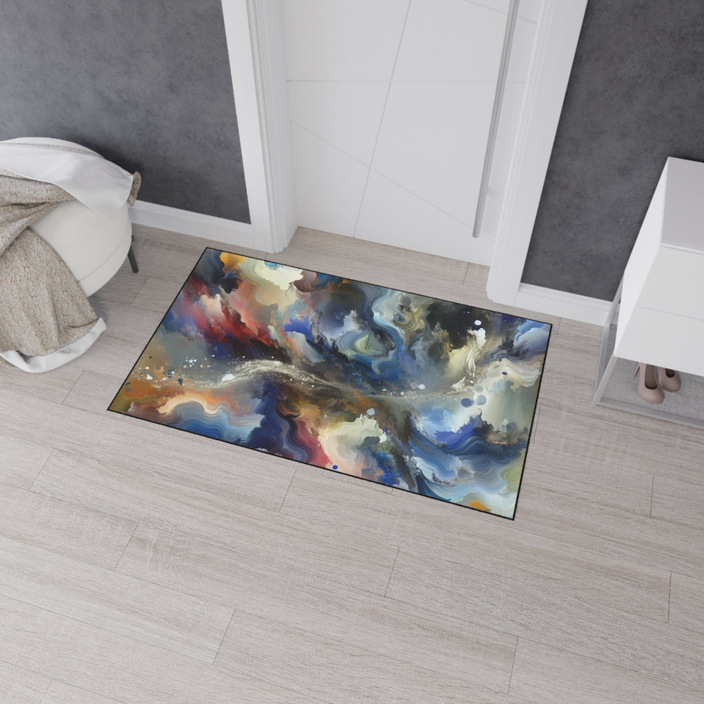 Abstract Art Heavy Duty Floor Mat - Stylish Non-Slip Area Rug for Home Decor