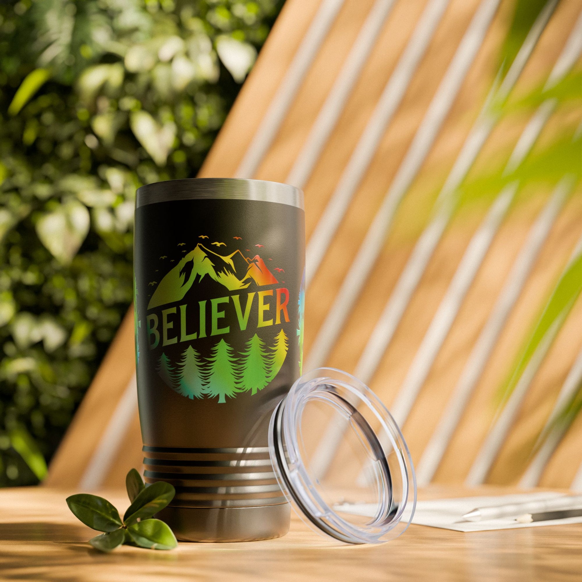 Believer Ringneck Tumbler - 20oz Inspirational Travel Mug