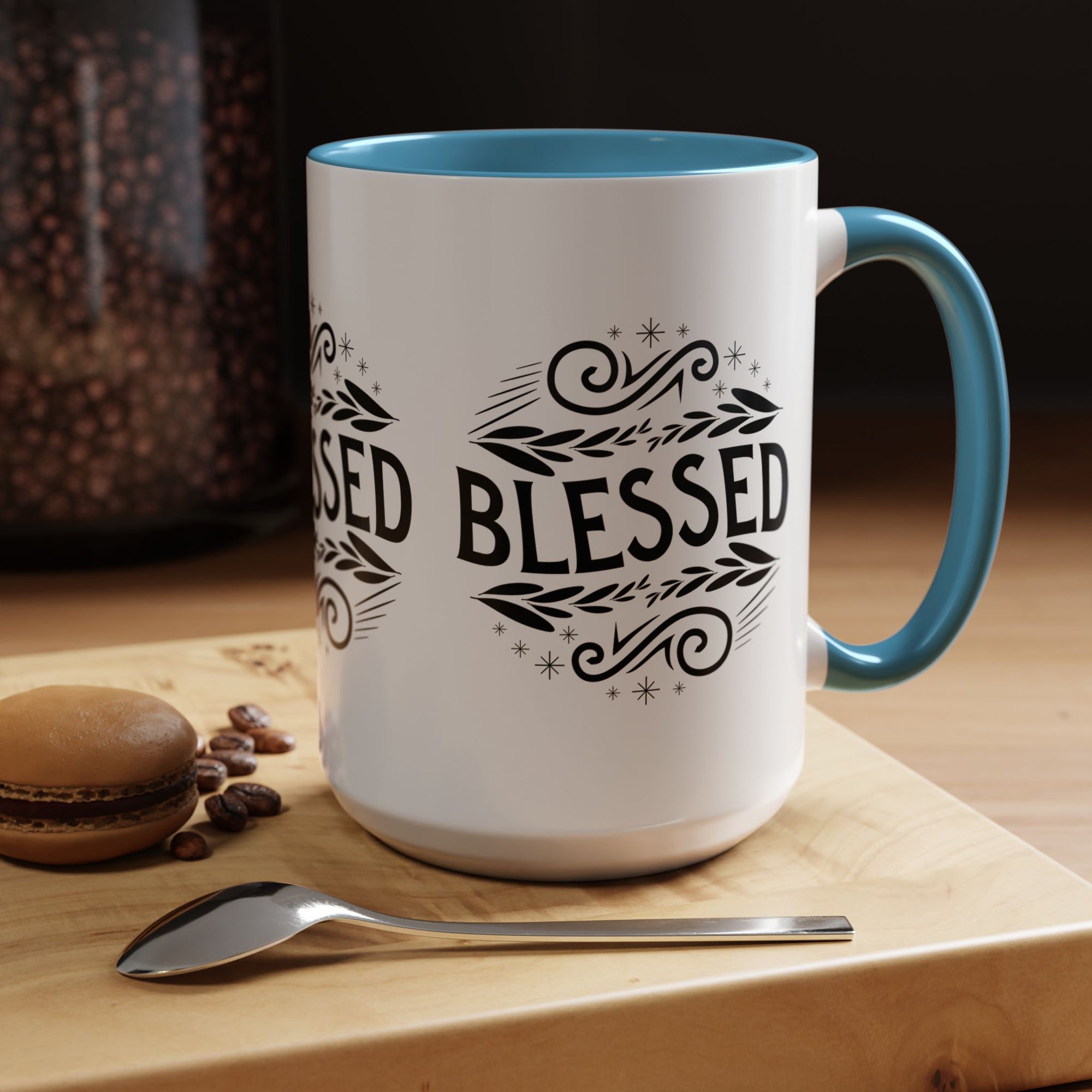 Blessed Accent Coffee Mug - Inspirational Design