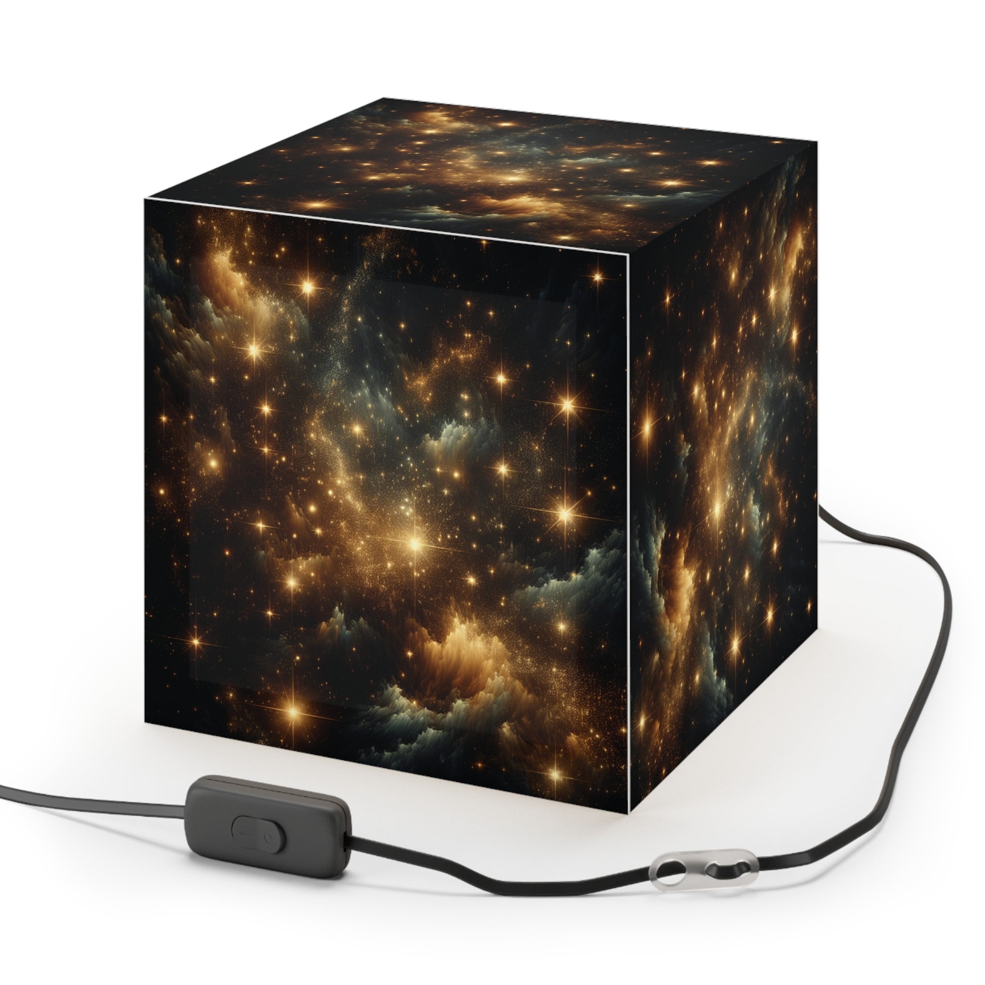Cosmic Light Cube Lamp - Starry Night Home Decor