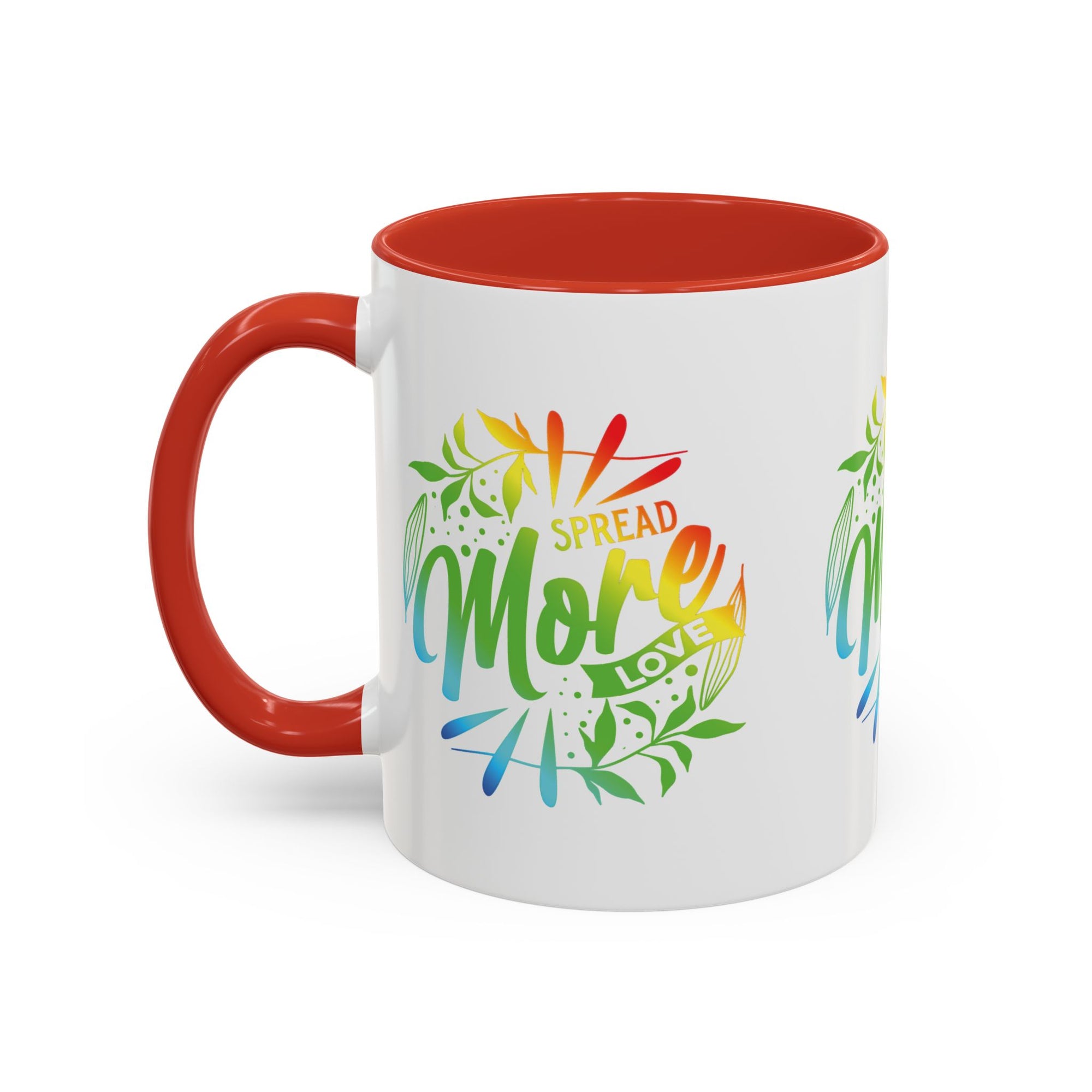 Spread more Love Accent Coffee Mug - Inspirational Design