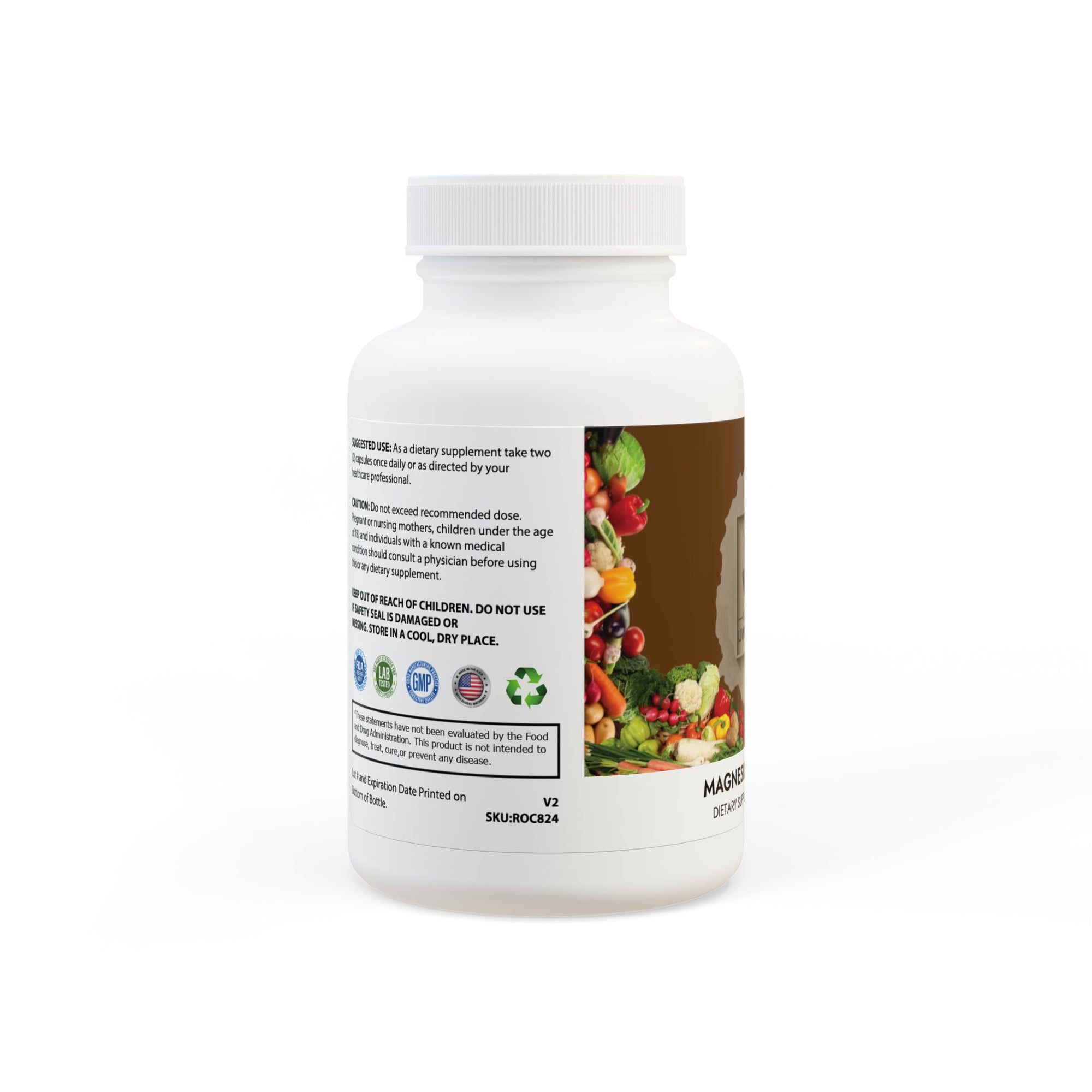 Magnesium Glycinate Supplement (60 Capsules)
