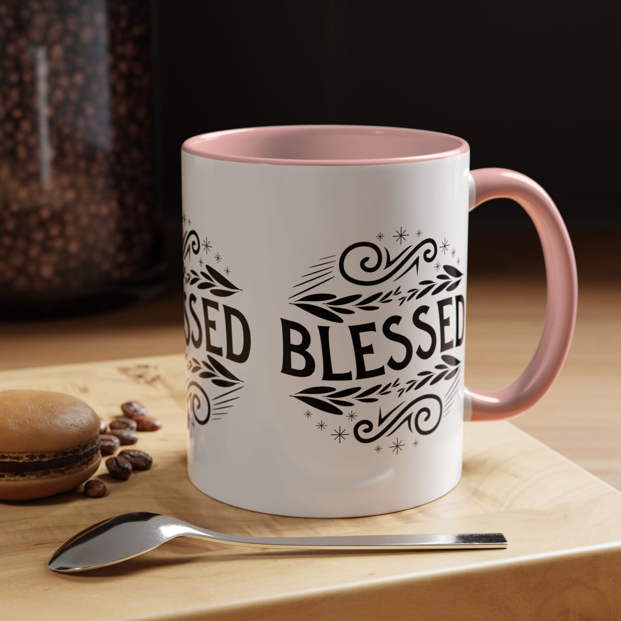 Blessed Accent Coffee Mug - Inspirational Design