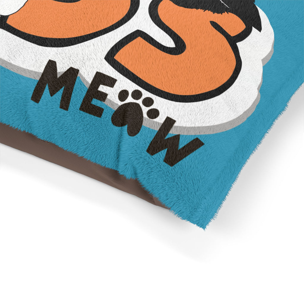 Boss Meow Pet Bed (Blue) - Fun and Cozy Space for Your Furry Leader