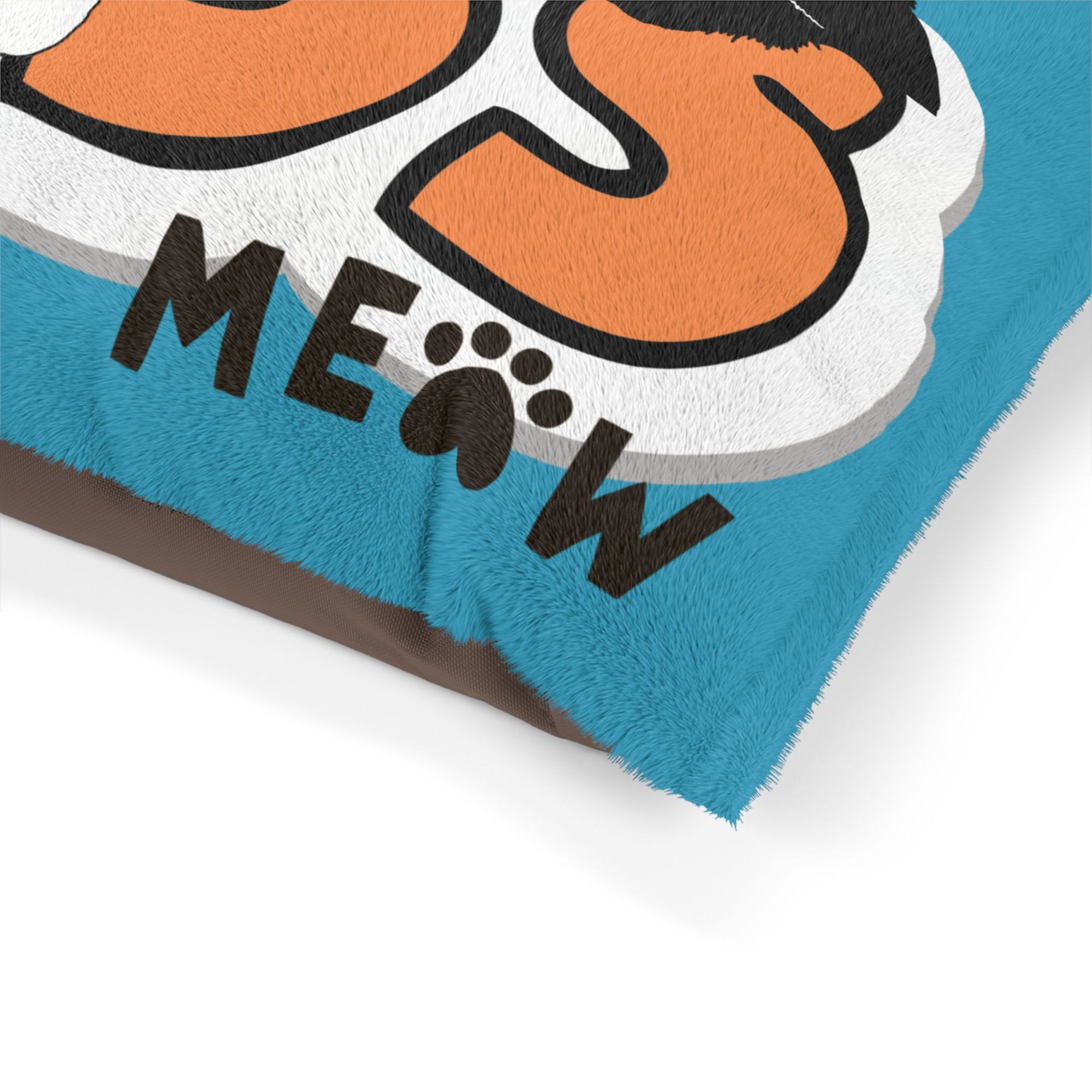 Boss Meow Pet Bed (Blue) - Fun and Cozy Space for Your Furry Leader