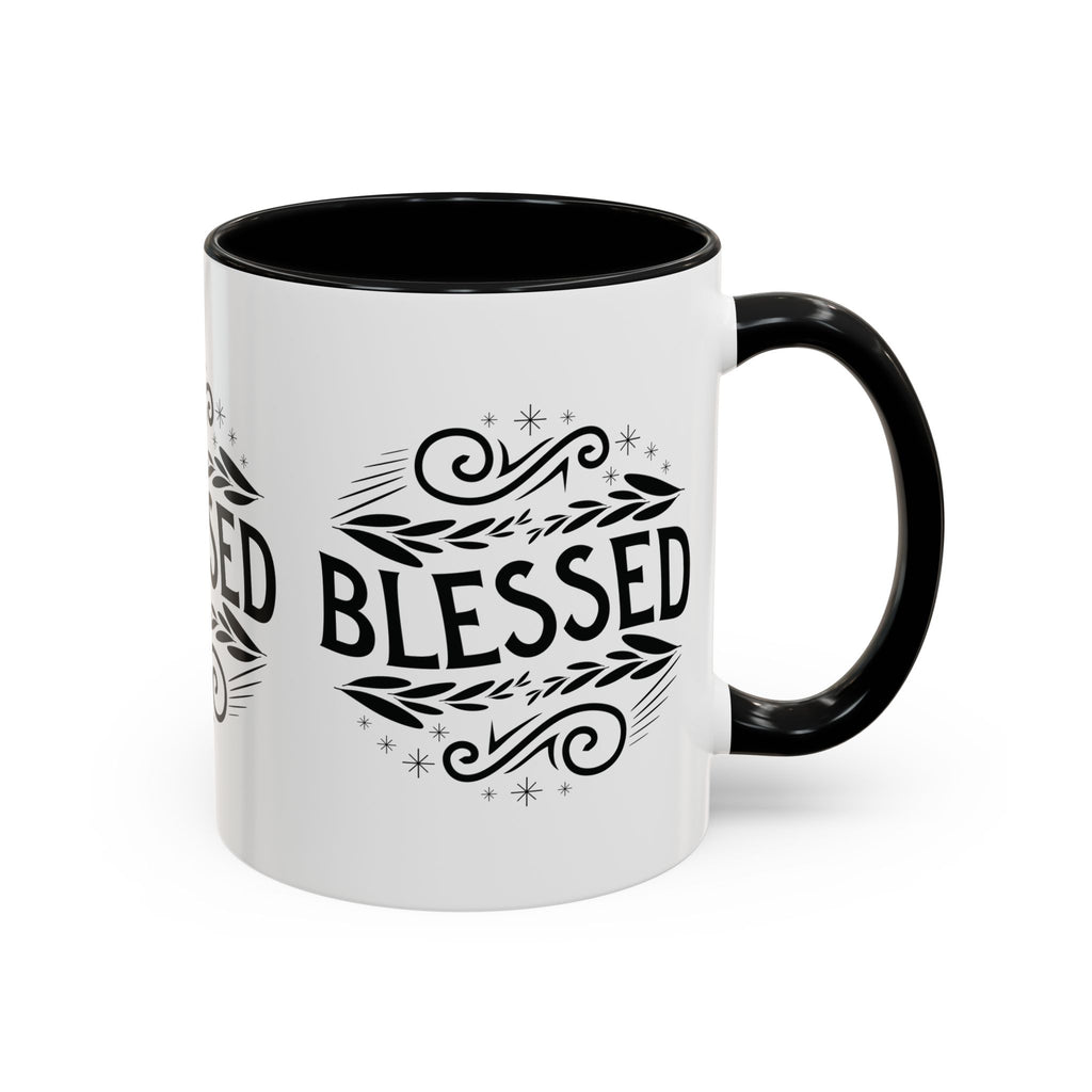 Blessed Accent Coffee Mug - Inspirational Design