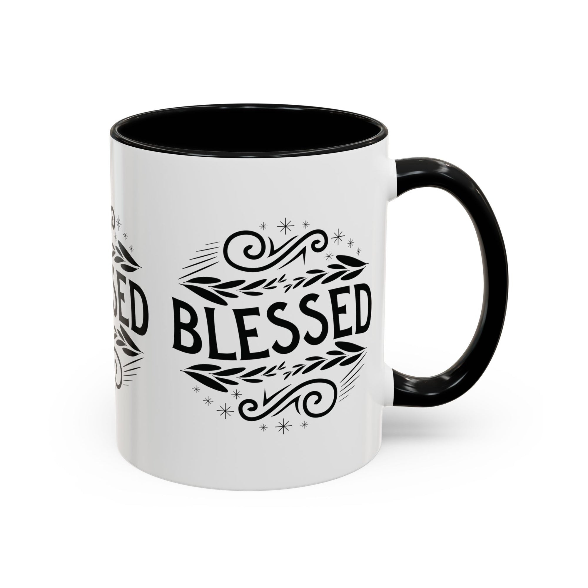 Blessed Accent Coffee Mug - Inspirational Design
