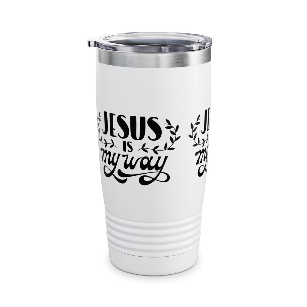 Jesus is My Way Ringneck Tumbler - 20oz Inspirational Travel Mug