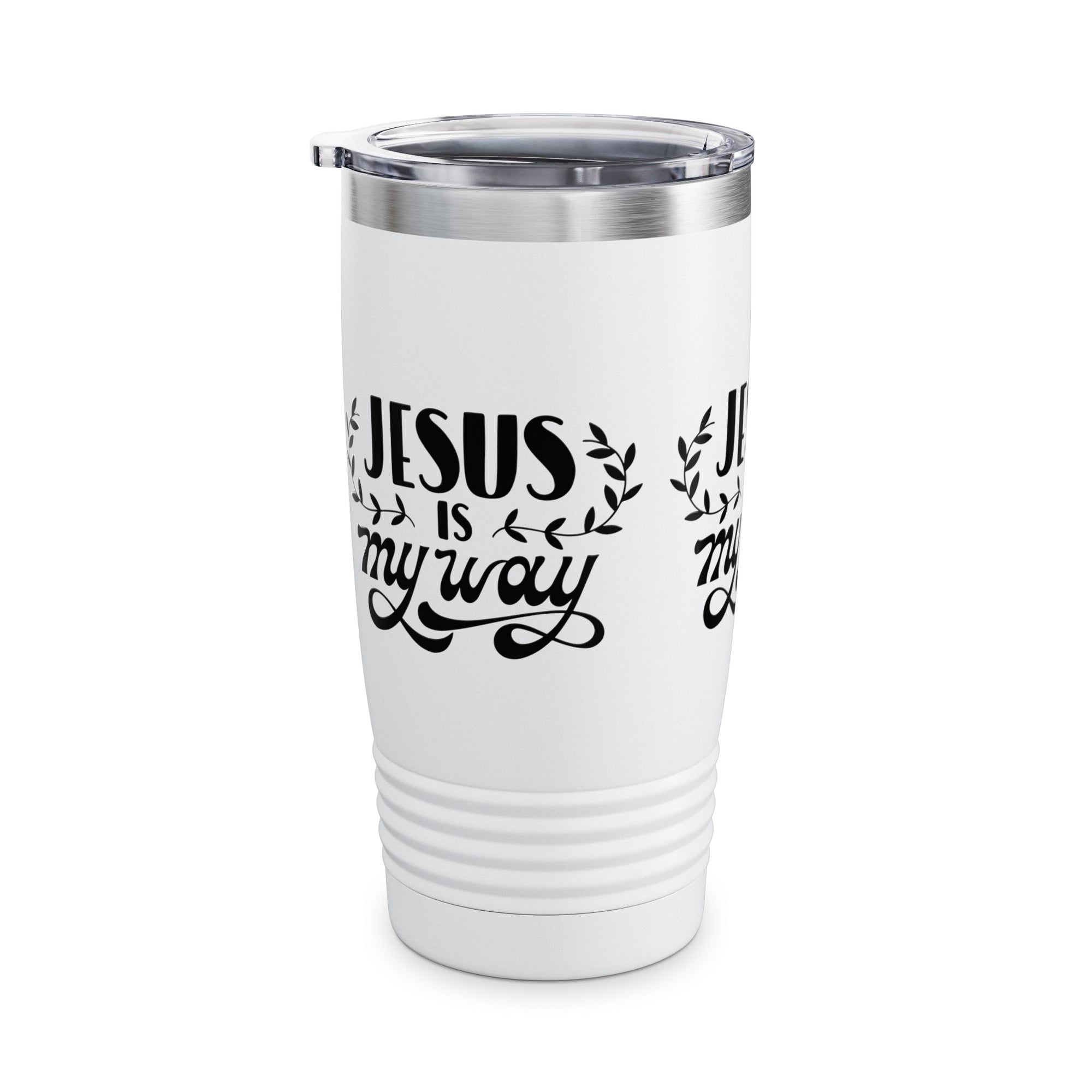Jesus is My Way Ringneck Tumbler - 20oz Inspirational Travel Mug