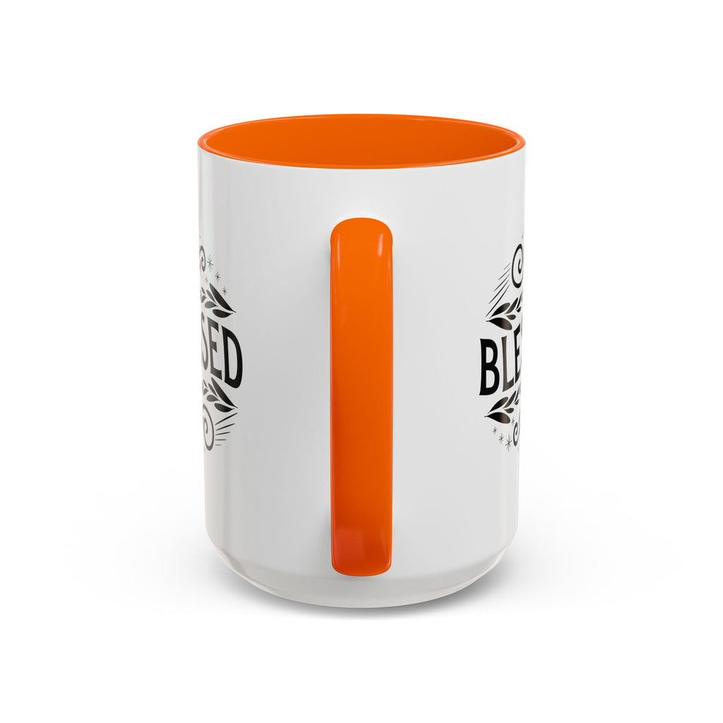 Blessed Accent Coffee Mug - Inspirational Design