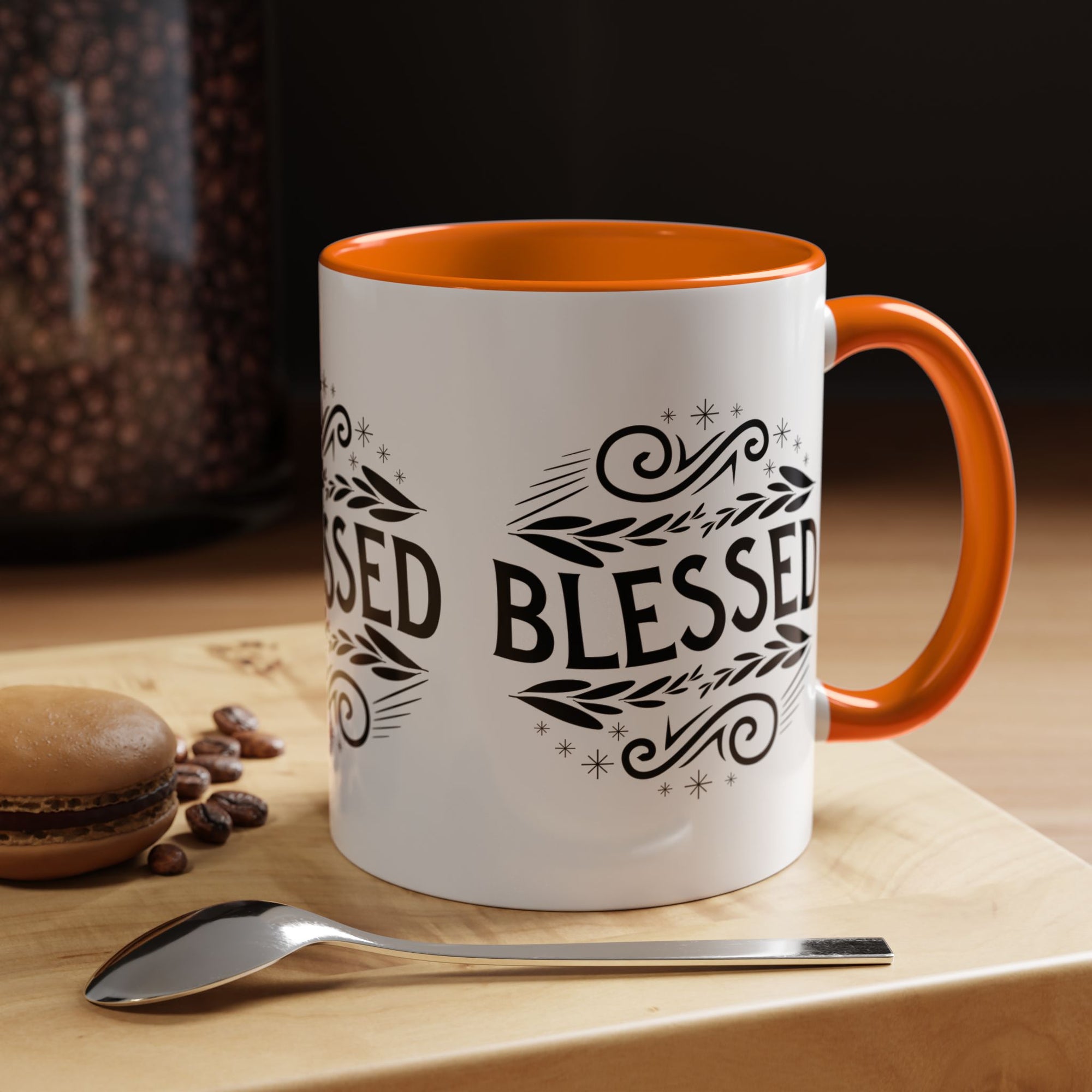 Blessed Accent Coffee Mug - Inspirational Design