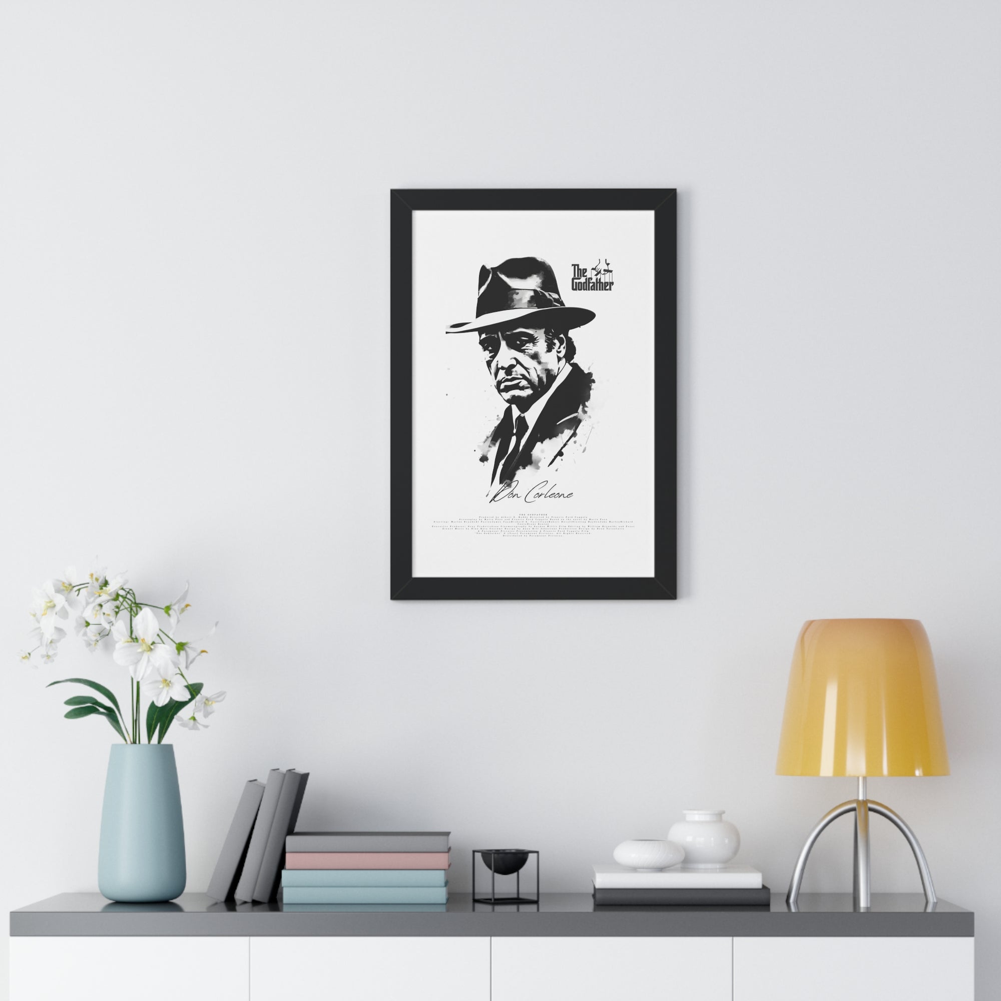 Don Corleone Framed Vertical Poster