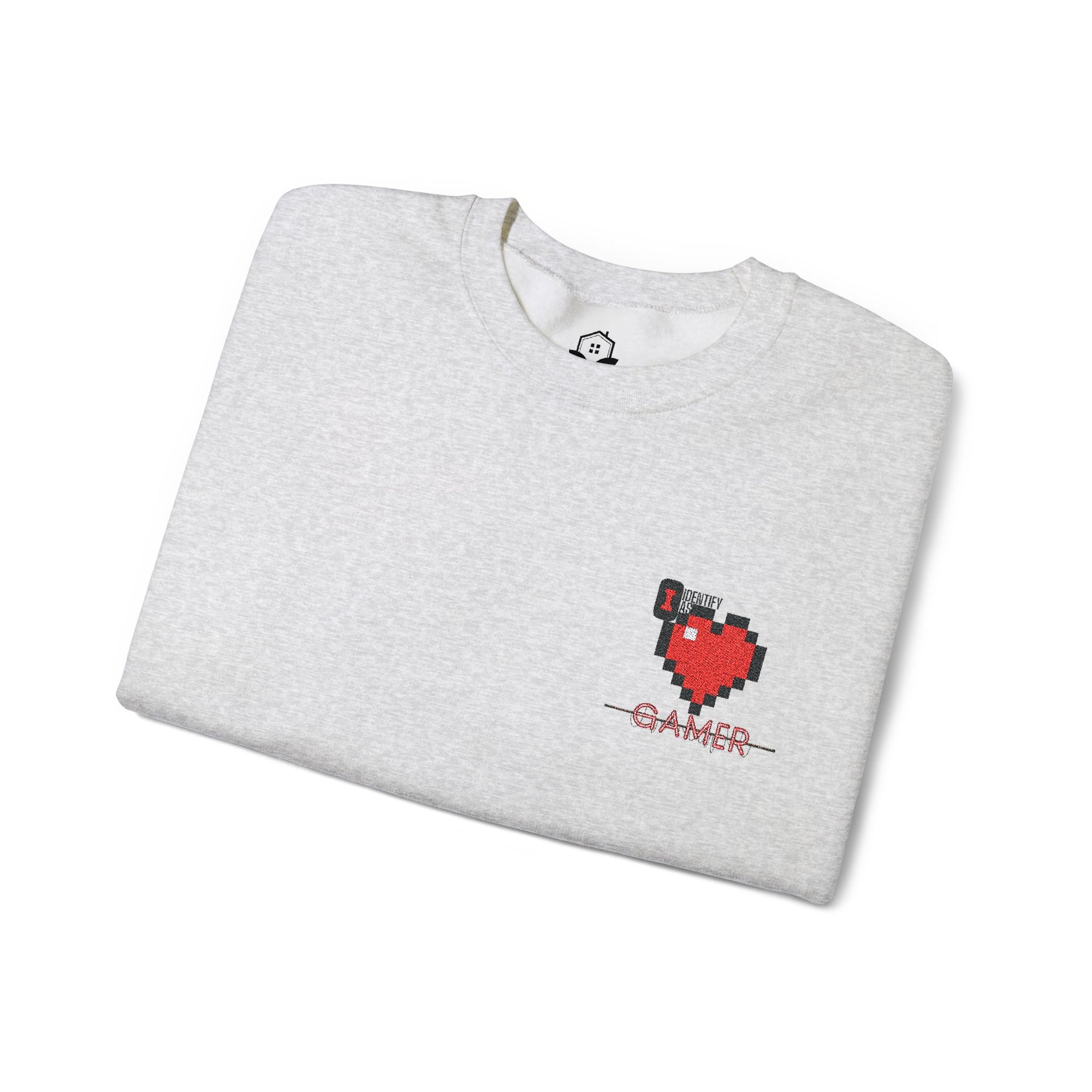 I identify as Gamer Tee - Unisex Heavy Blend™ Crewneck Sweatshirt
