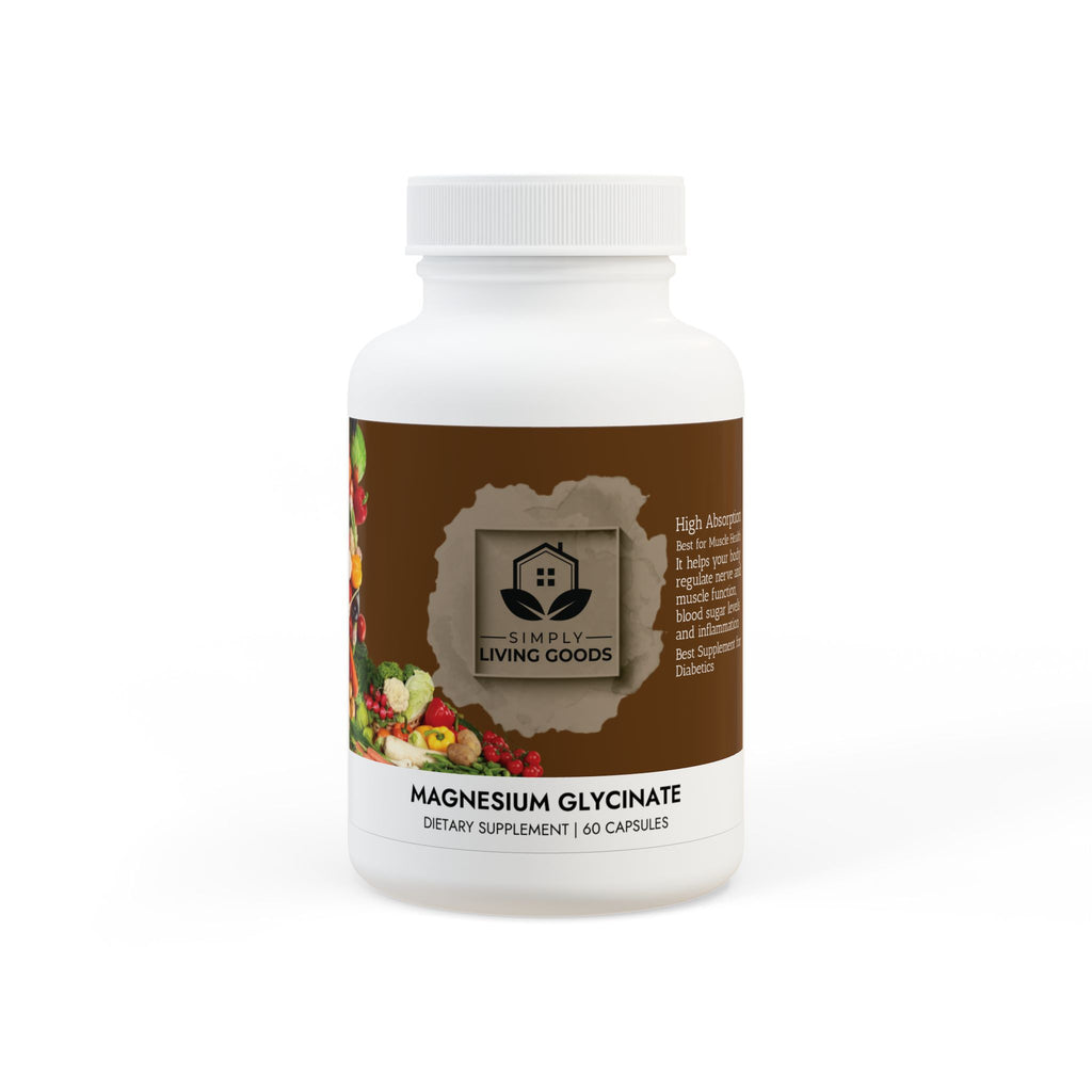 Magnesium Glycinate Supplement (60 Capsules)