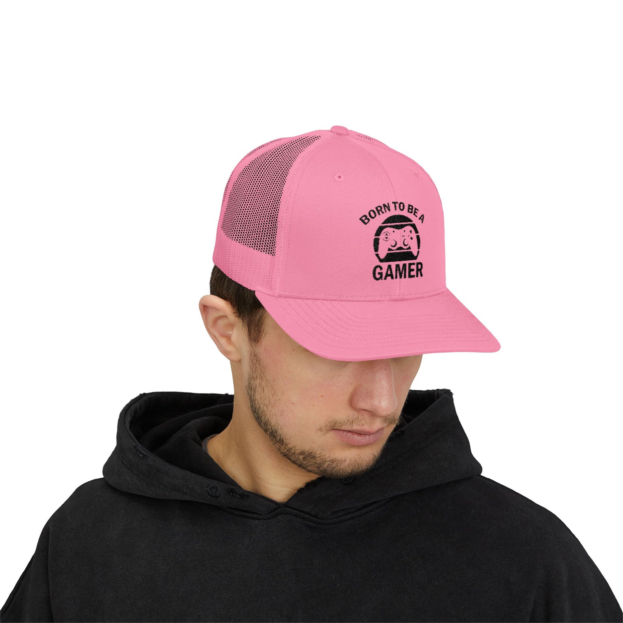 Born to Be a Gamer Snapback Trucker Cap - Perfect Gift for Gamers