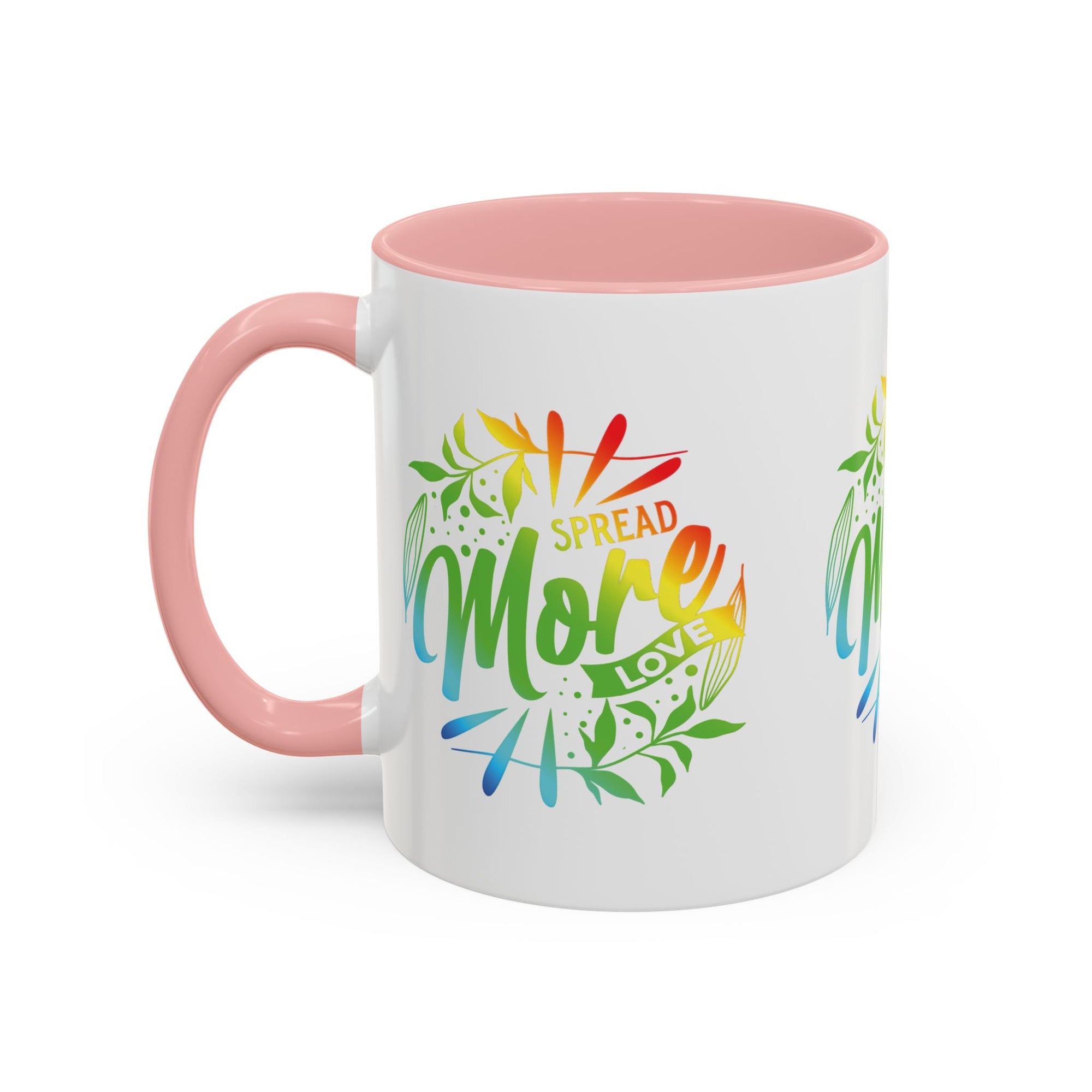 Spread more Love Accent Coffee Mug - Inspirational Design