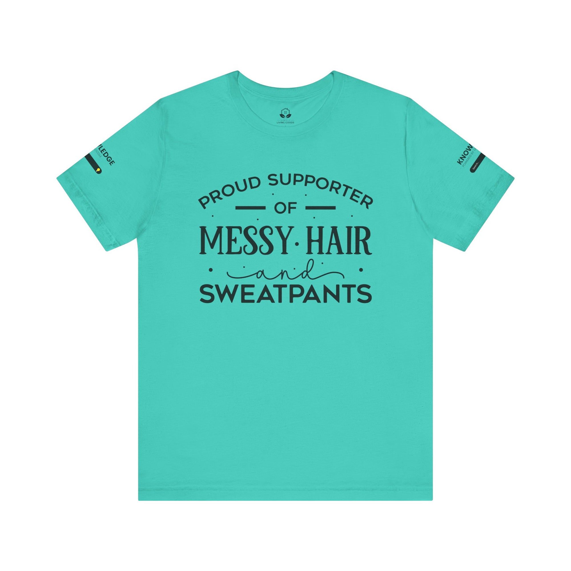 Unisex Jersey Tee with 'Messy Hair' Quote - Perfect for Everyday Wear