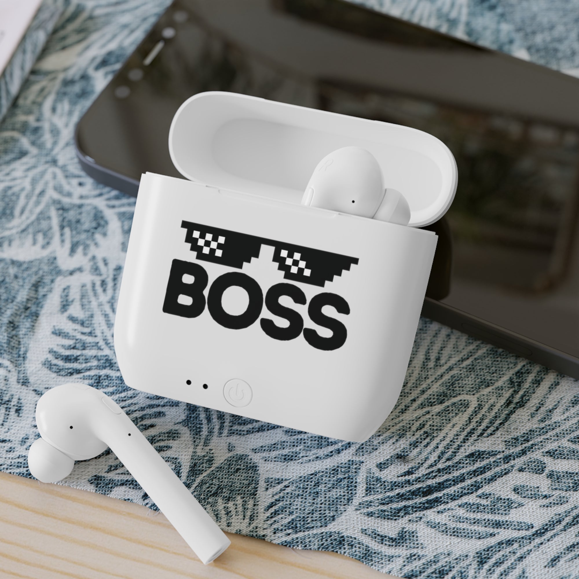 Boss Wireless Earbuds with Cool Design