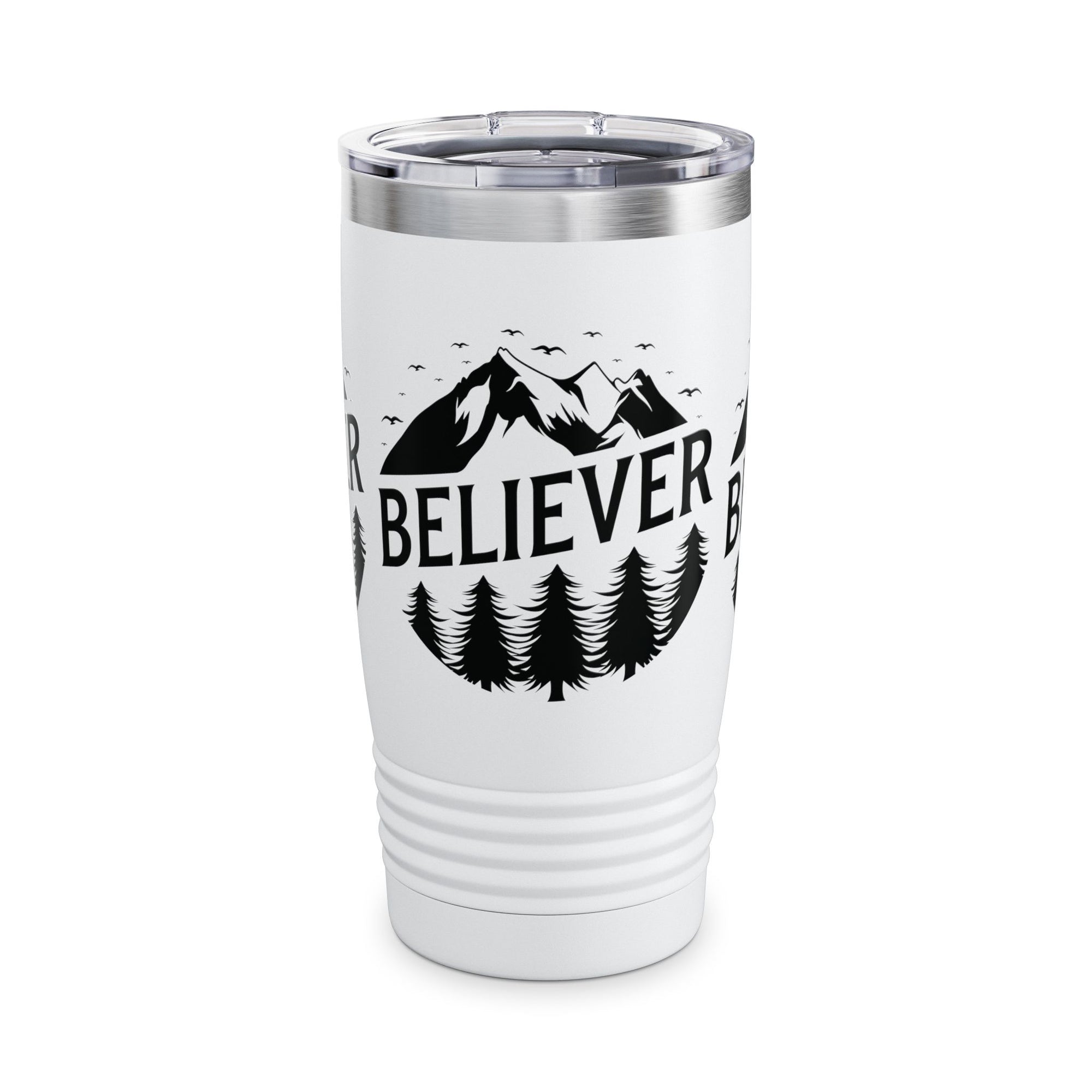 Believer Ringneck Tumbler - 20oz Inspirational Travel Mug