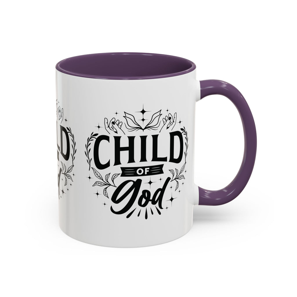 Child of God Accent Coffee Mug - Inspirational Design