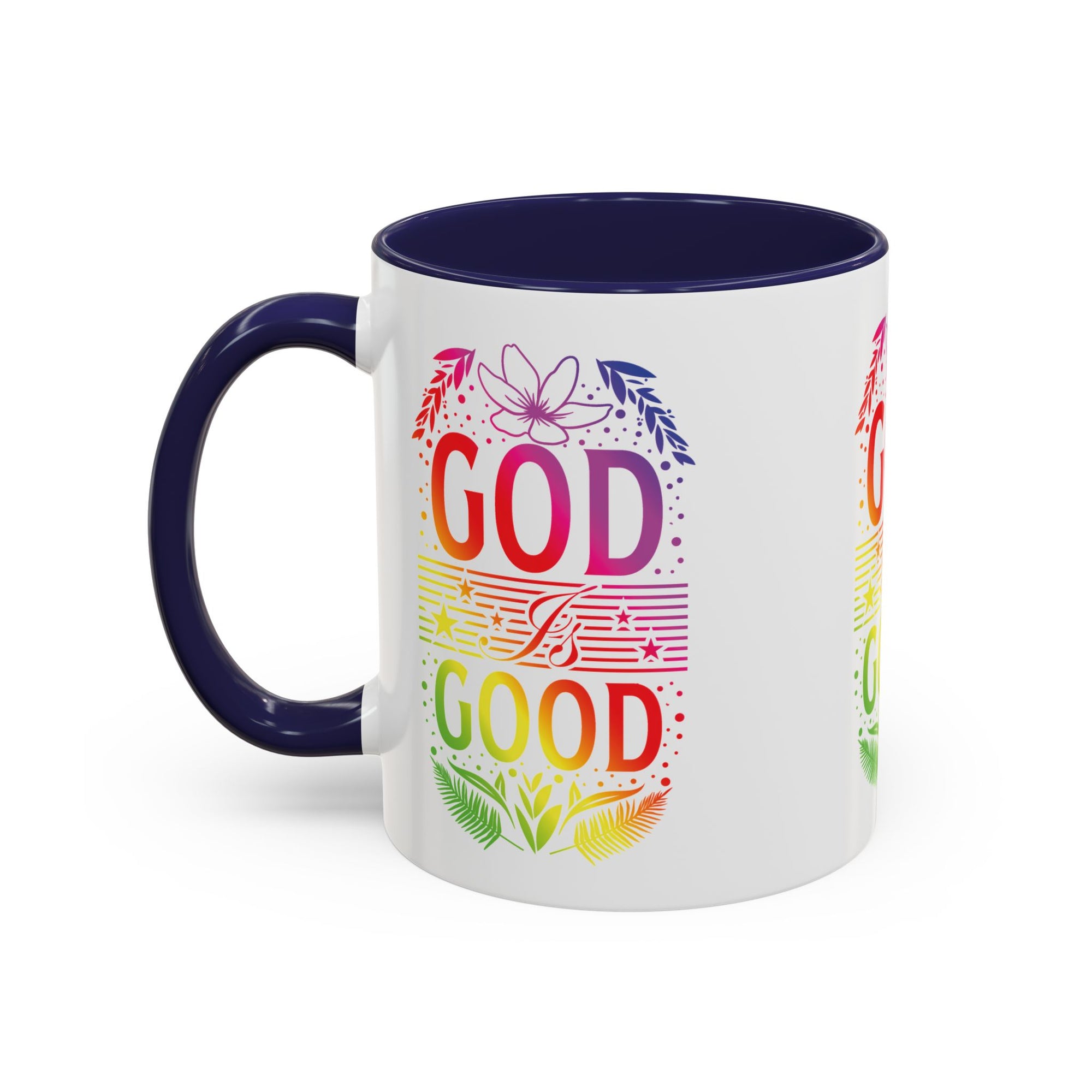 God is Good Accent Coffee Mug - Inspirational Design