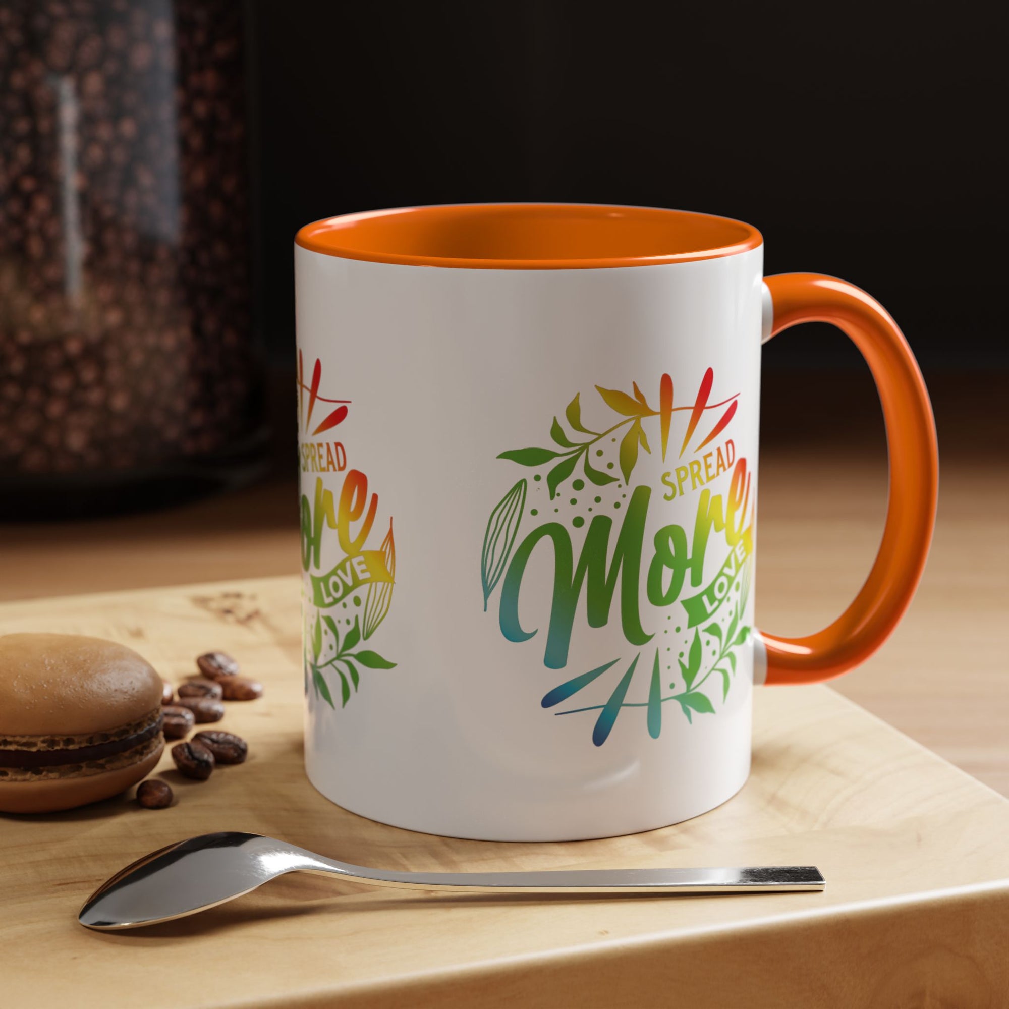 Spread more Love Accent Coffee Mug - Inspirational Design