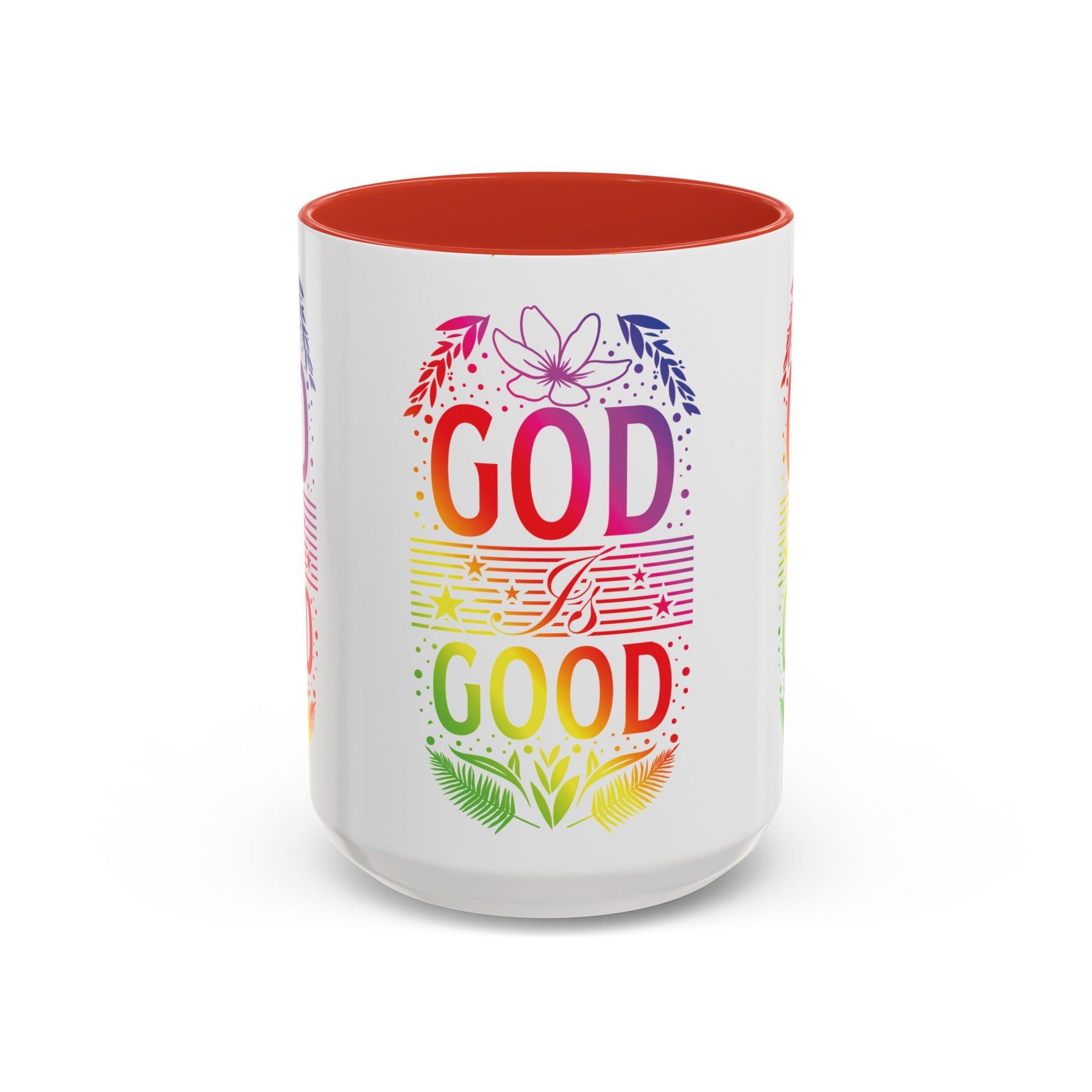 God is Good Accent Coffee Mug - Inspirational Design