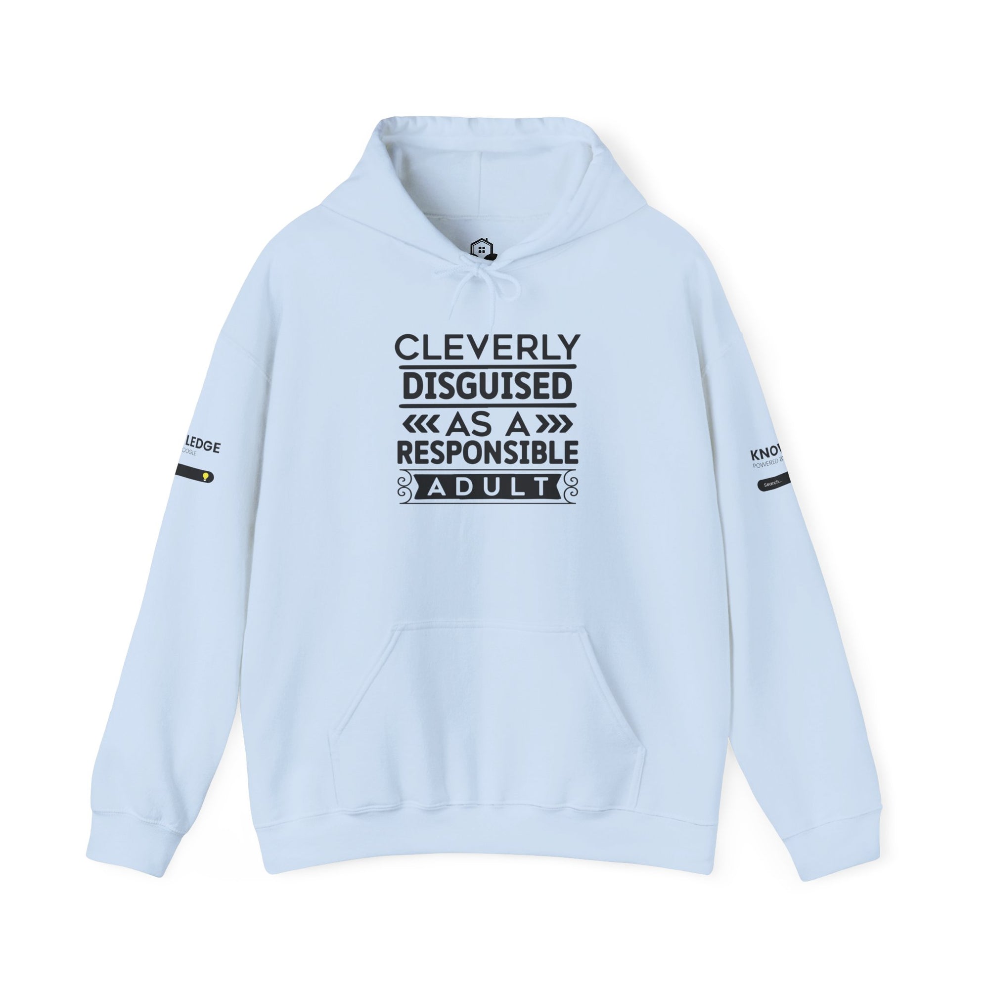 Cleverly Disguised Adult Hoodie - Unisex Heavy Blend Sweatshirt