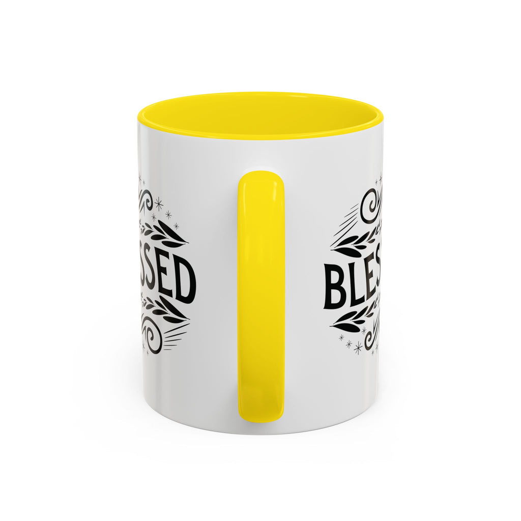 Blessed Accent Coffee Mug - Inspirational Design