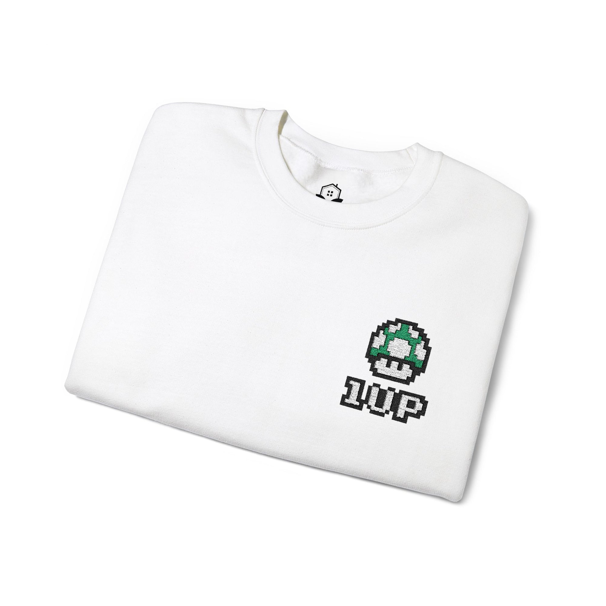 1UP Mushroom - Unisex Heavy Blend™ Crewneck Sweatshirt