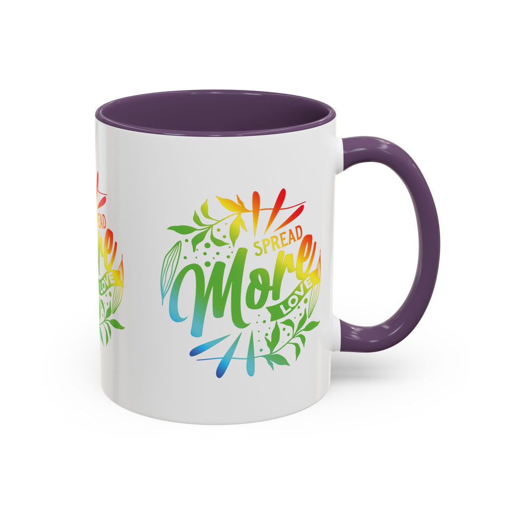 Spread more Love Accent Coffee Mug - Inspirational Design