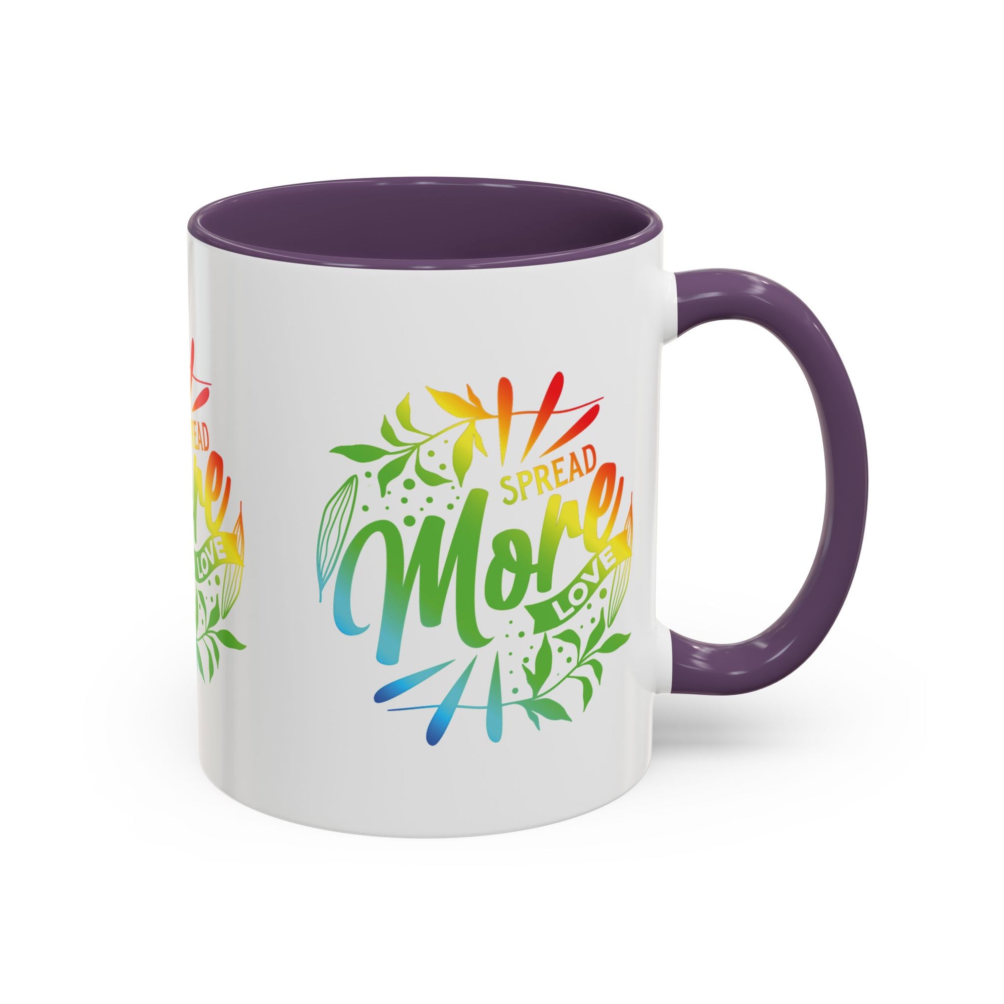 Spread more Love Accent Coffee Mug - Inspirational Design
