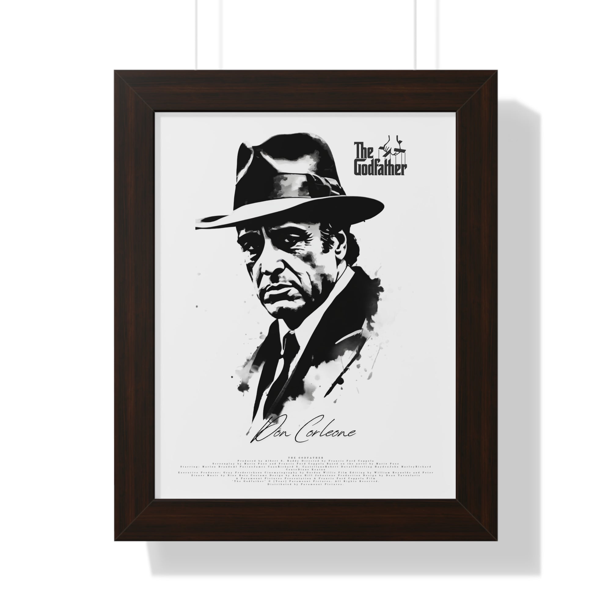 Don Corleone Framed Vertical Poster