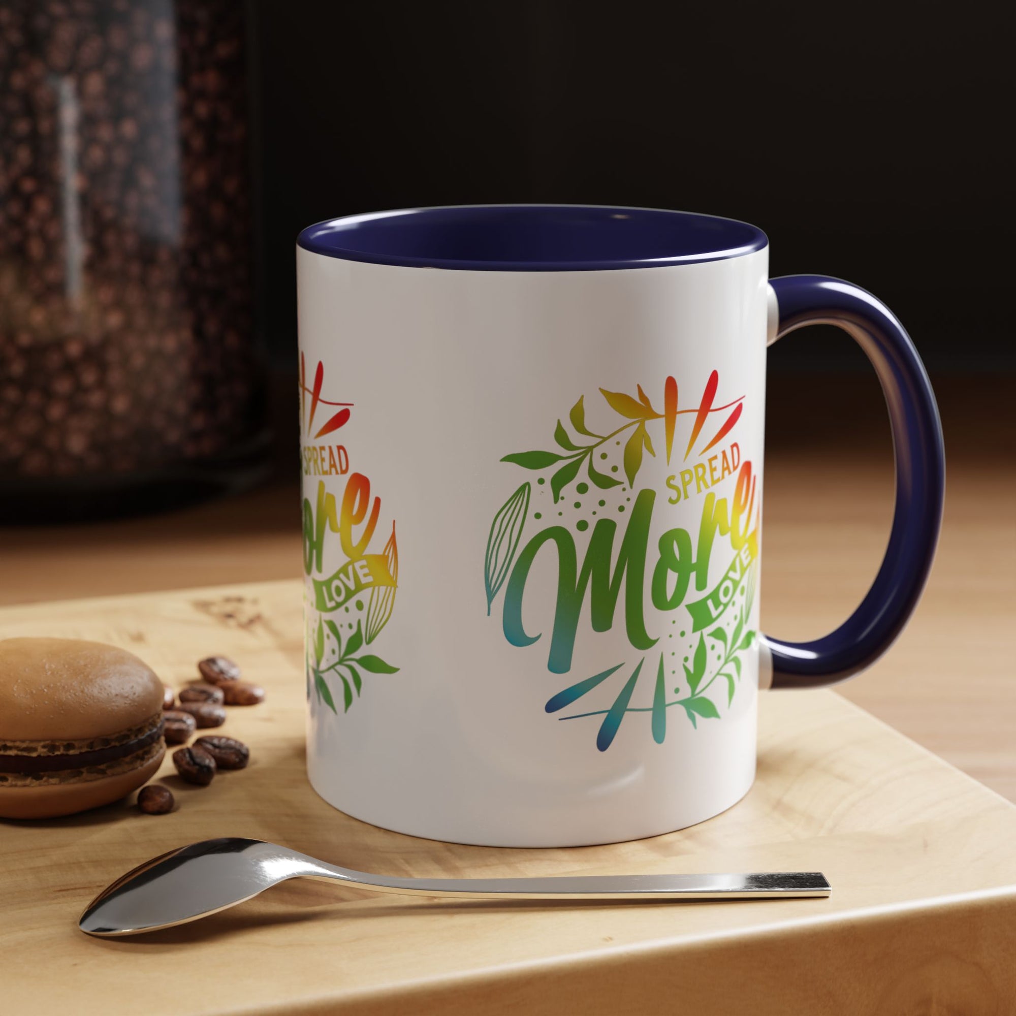 Spread more Love Accent Coffee Mug - Inspirational Design