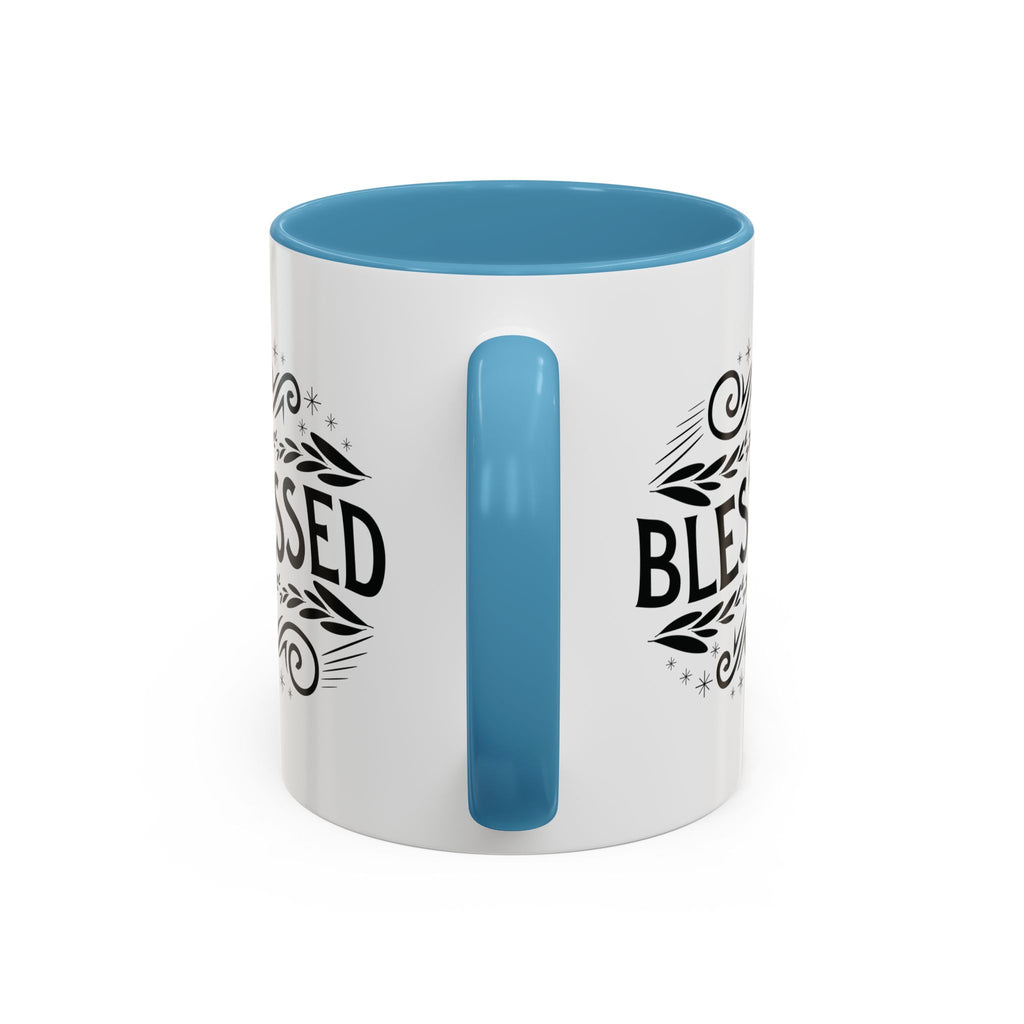 Blessed Accent Coffee Mug - Inspirational Design