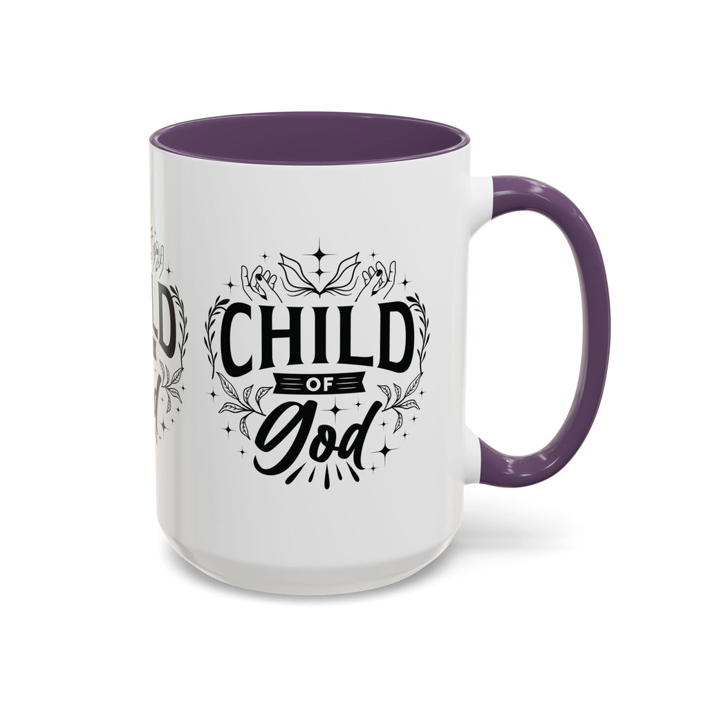 Child of God Accent Coffee Mug - Inspirational Design