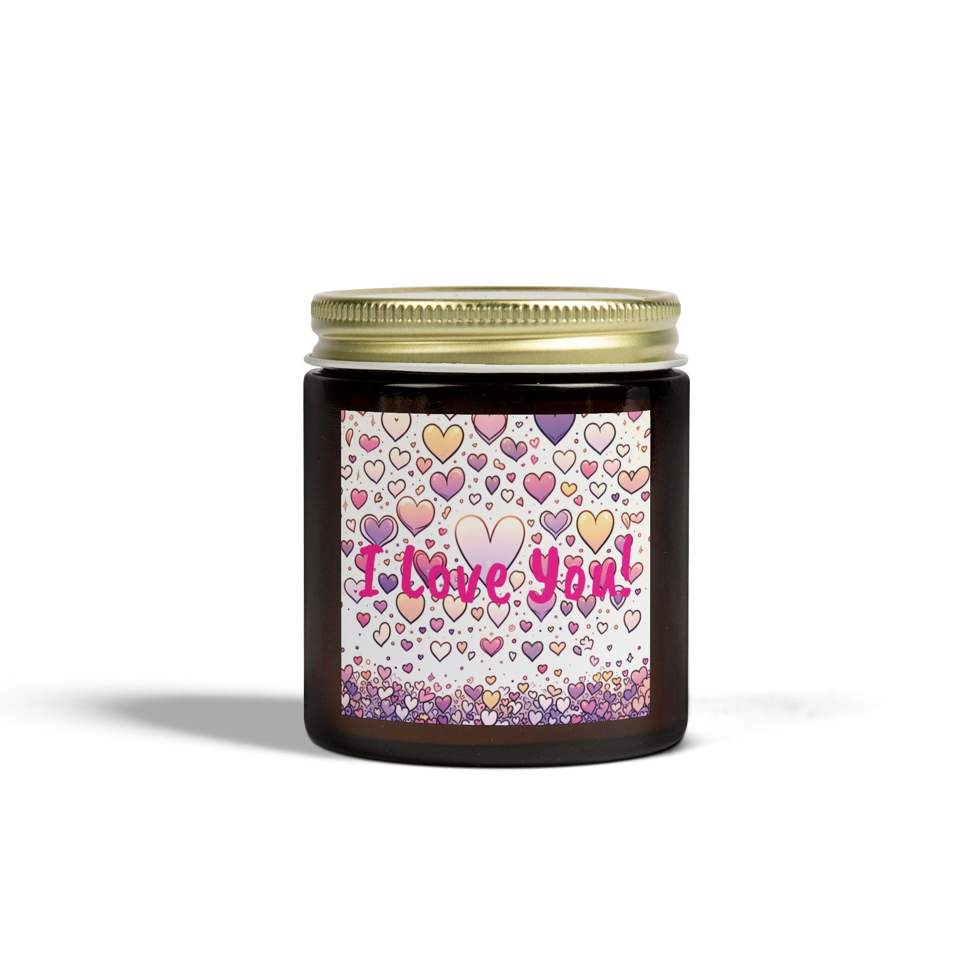 I Love You - Scented Candles, Coconut Apricot Wax (4oz, 9oz)