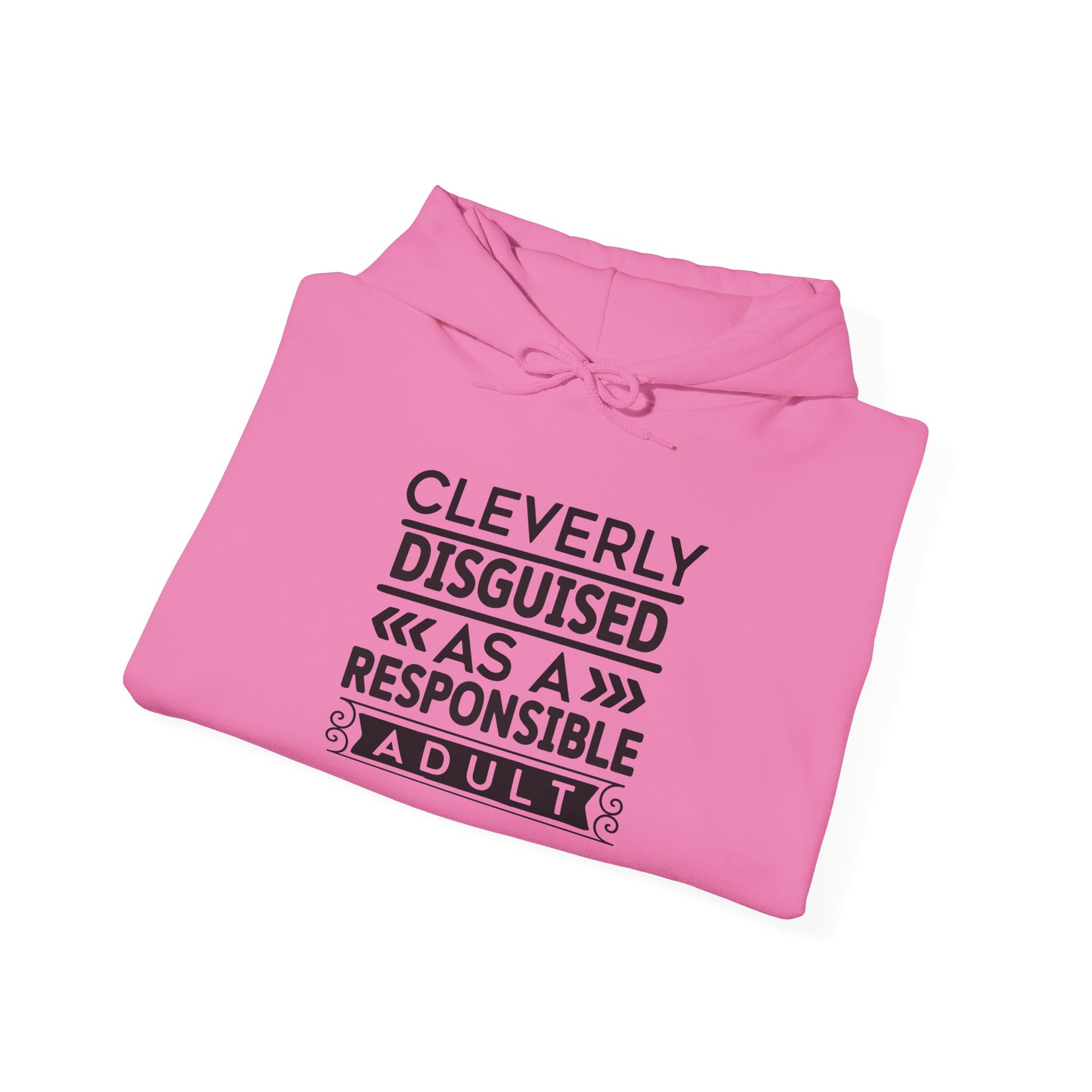 Cleverly Disguised Adult Hoodie - Unisex Heavy Blend Sweatshirt
