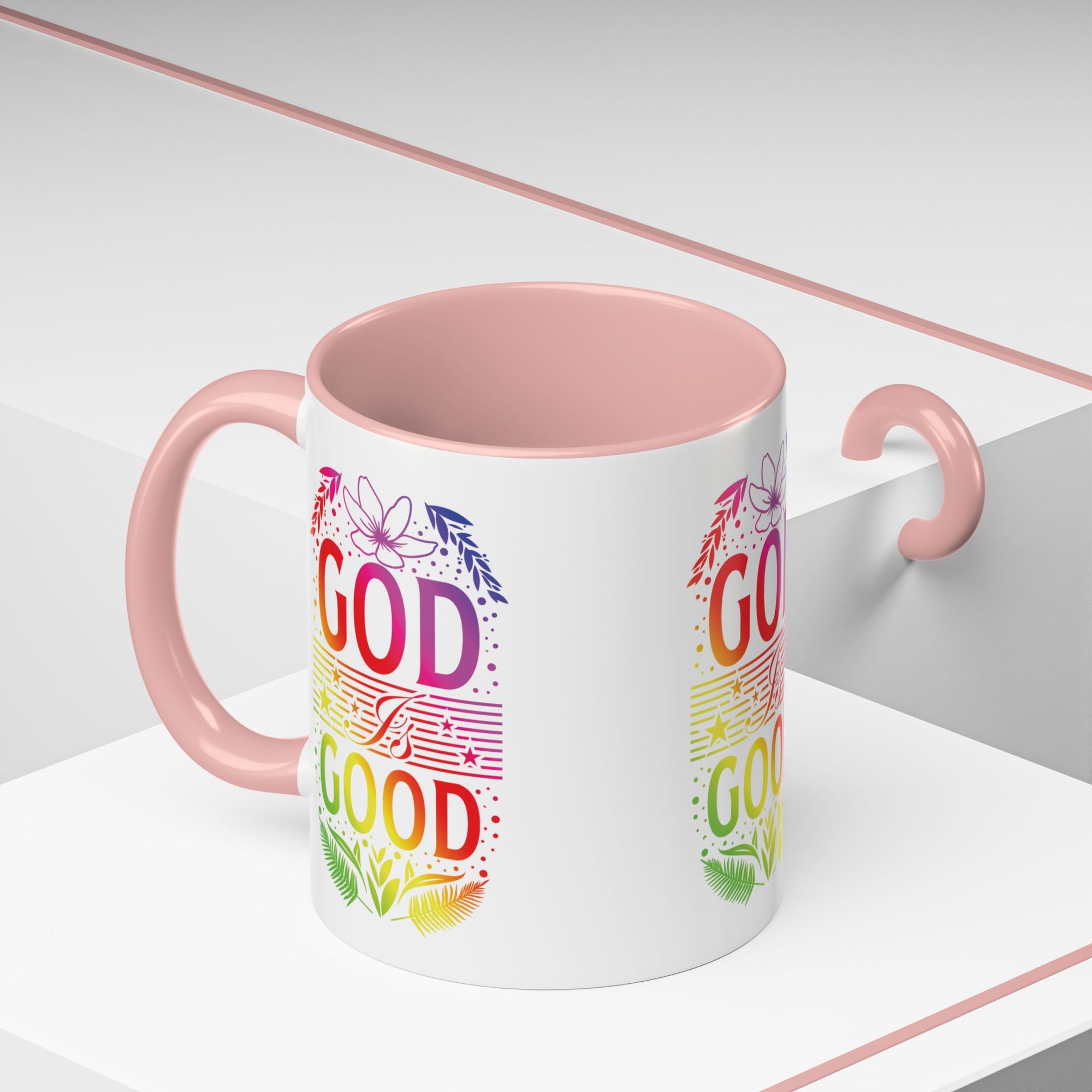 God is Good Accent Coffee Mug - Inspirational Design