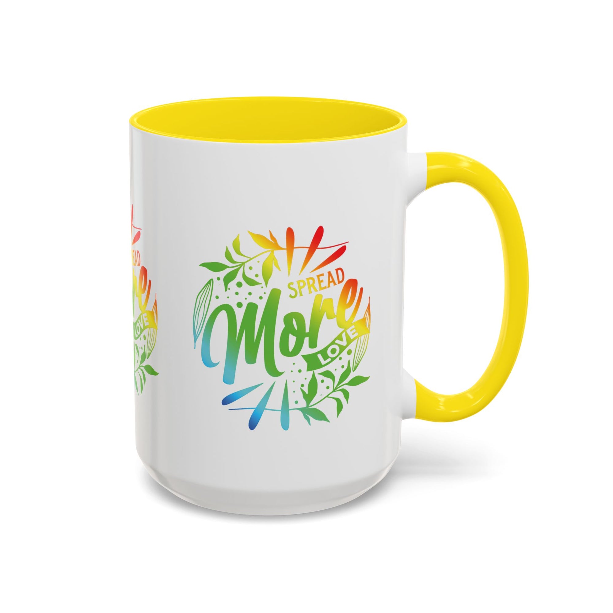Spread more Love Accent Coffee Mug - Inspirational Design