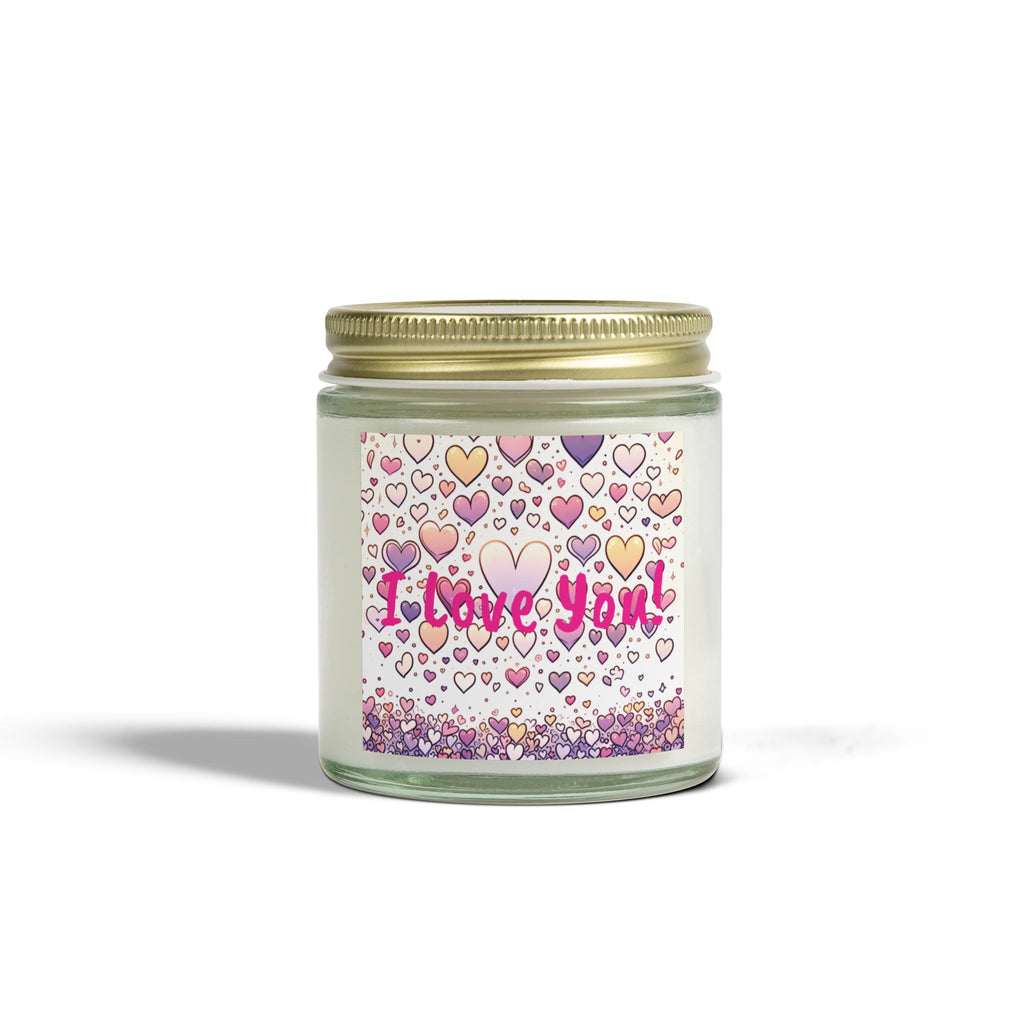 I Love You - Scented Candles, Coconut Apricot Wax (4oz, 9oz)