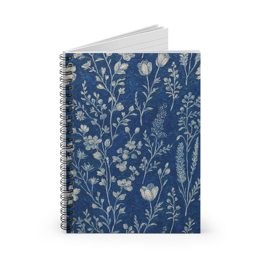 Floral Pattern Spiral Notebook - Perfect for Journaling, School Notes, Gifts, and Creativity
