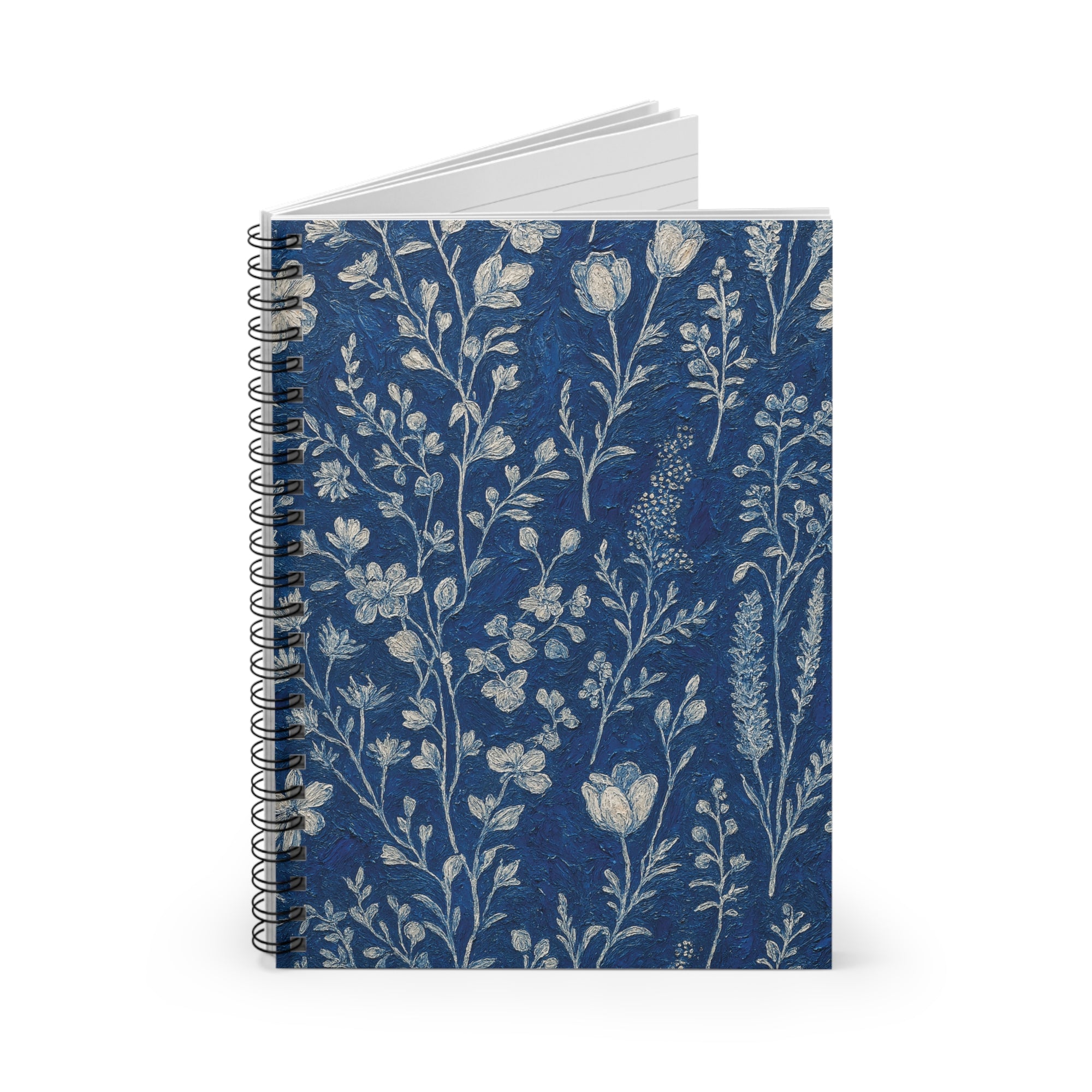Floral Pattern Spiral Notebook - Perfect for Journaling, School Notes, Gifts, and Creativity