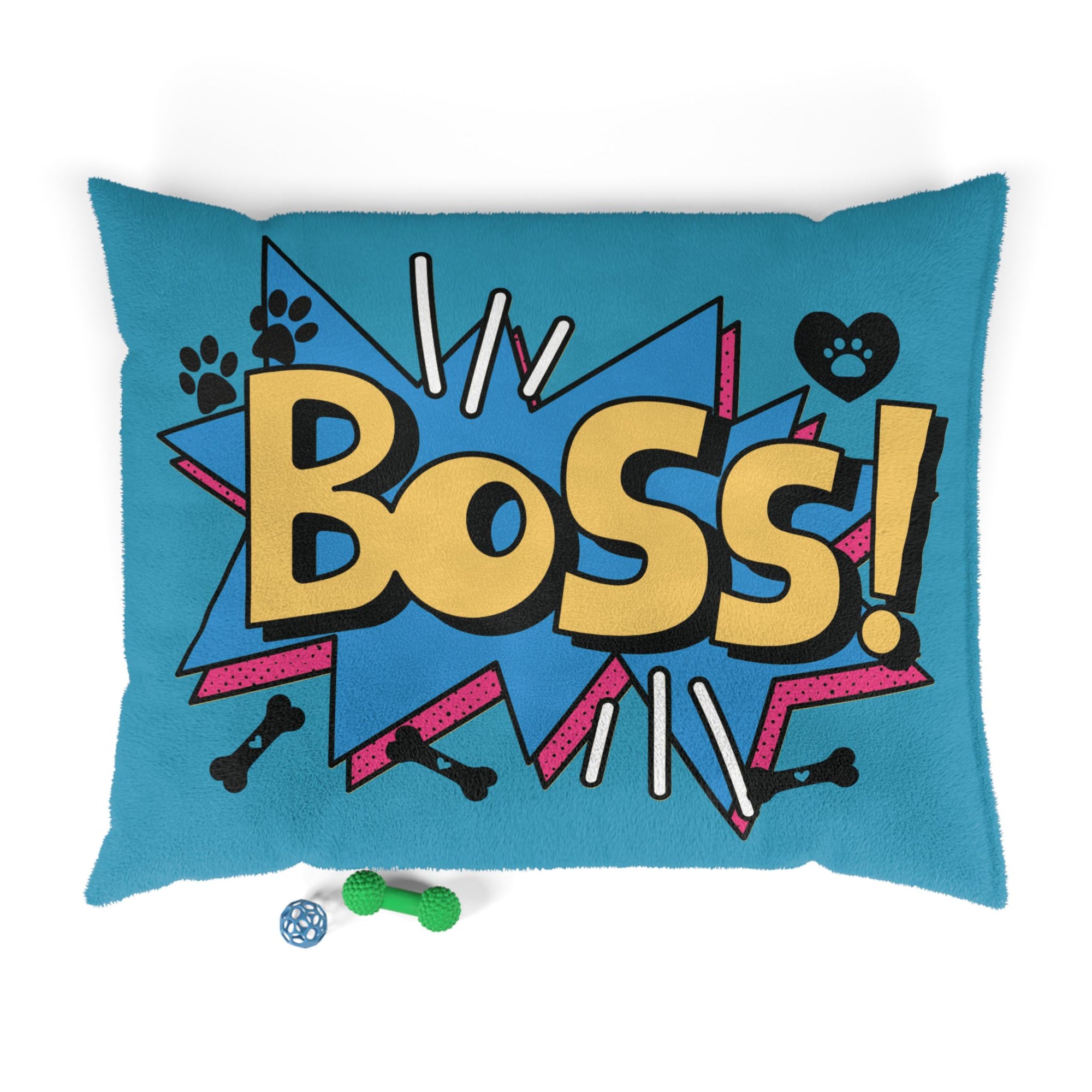 Boss Pet Bed - Fun and Cozy Space for Your Furry Leader