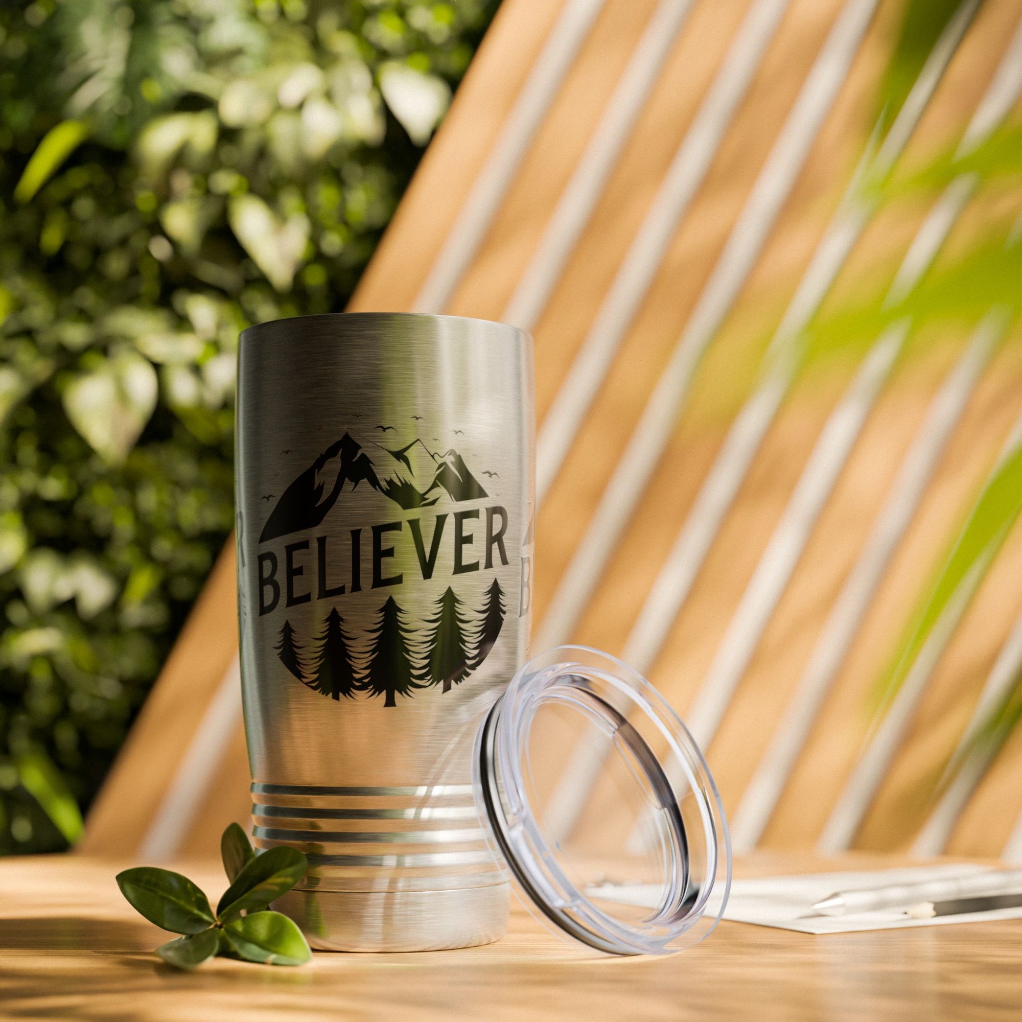 Believer Ringneck Tumbler - 20oz Inspirational Travel Mug