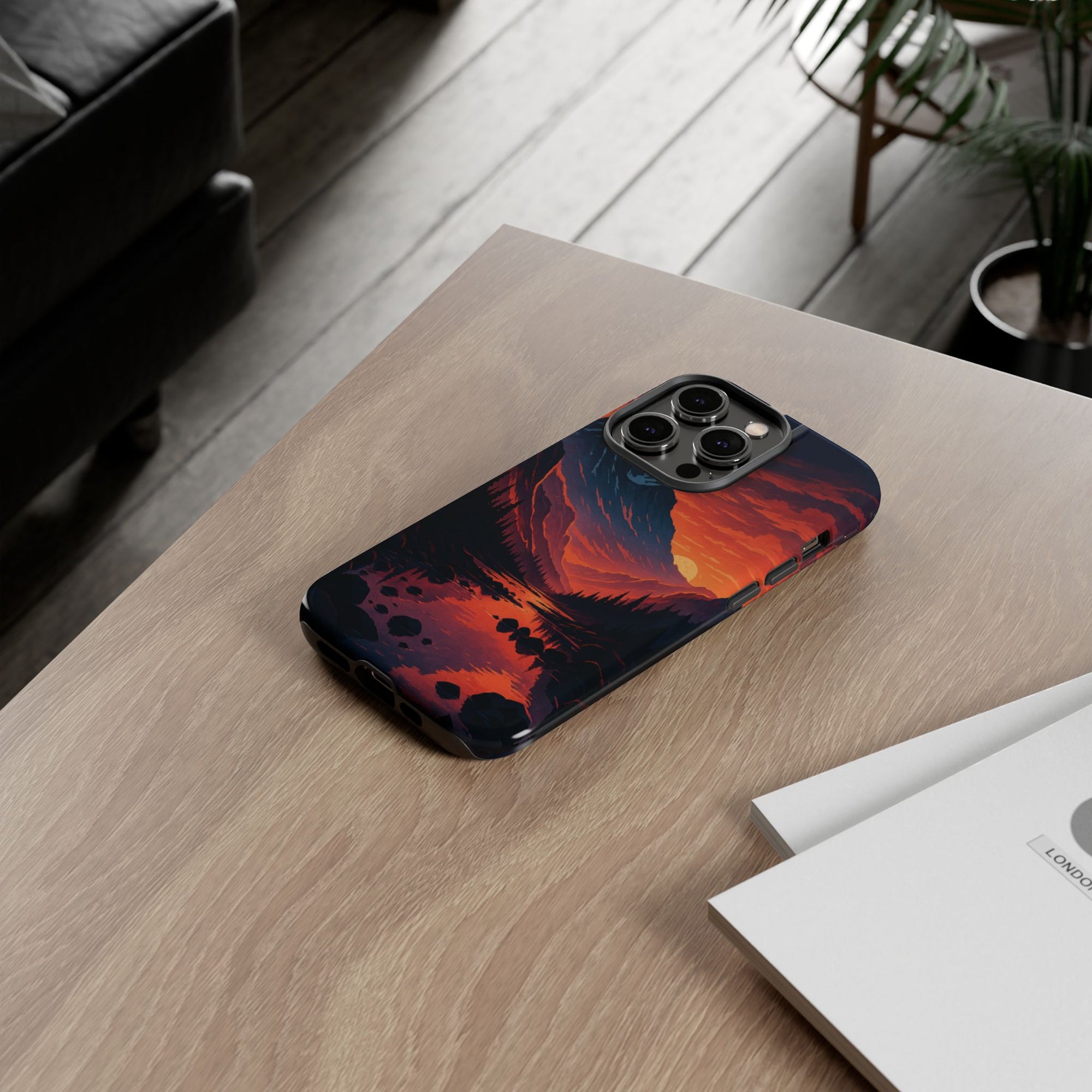Mountain Sunset Phone Case, Nature Inspired Case, Tough Cases, Gift for Adventurers, Phone Accessories