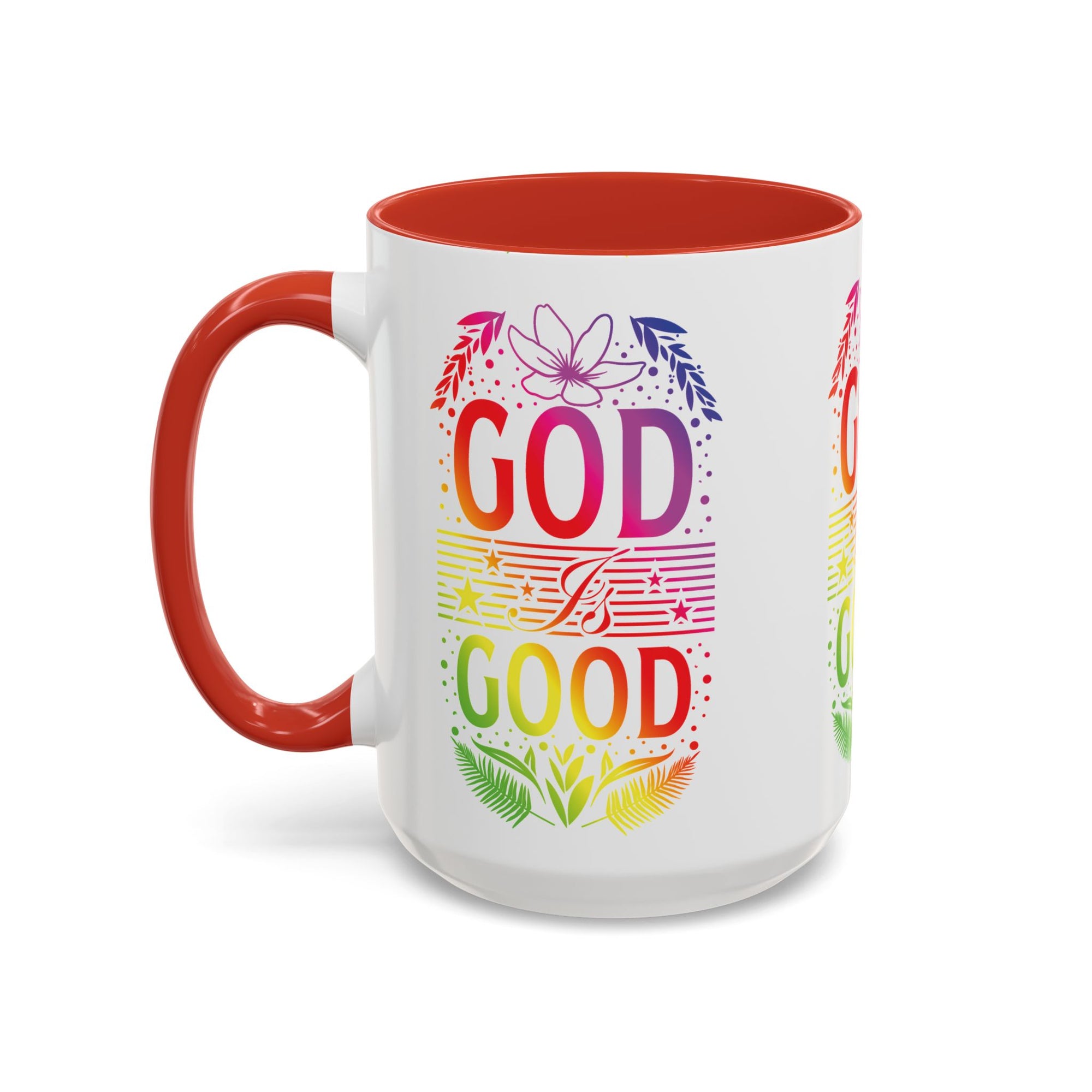 God is Good Accent Coffee Mug - Inspirational Design
