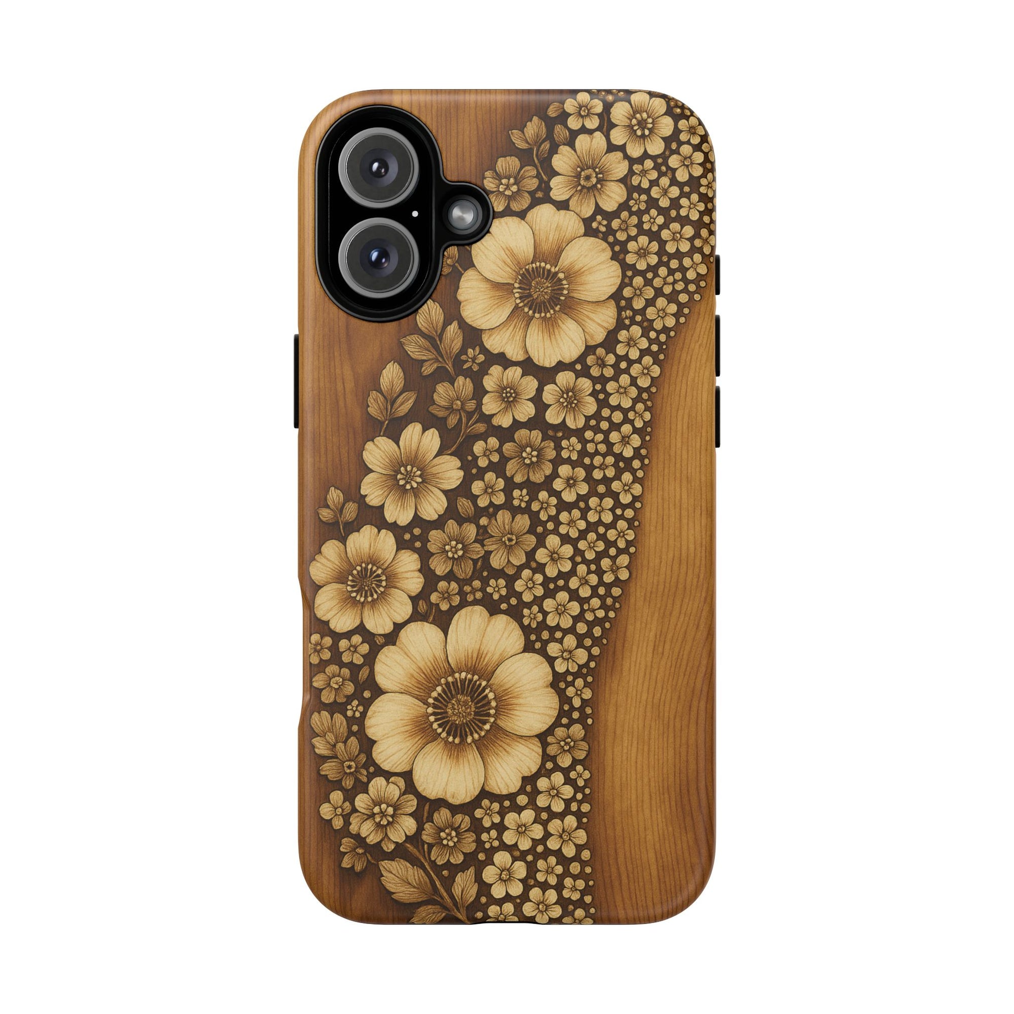 Floral Phone Case - Tough Cases, Protective Cover, Floral Design, Nature Lover Gift, Phone Accessory, Trendy Gadget